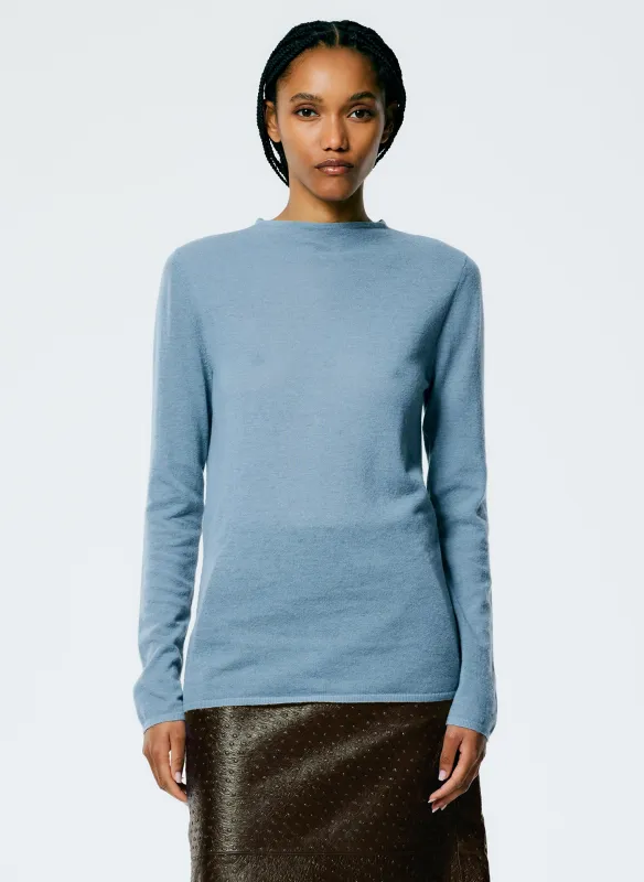 Skinlike Mercerized Wool Soft Sheer Pullover sold by Tibi