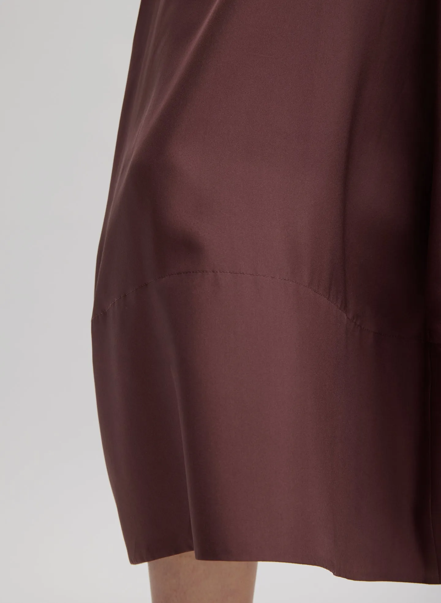 Silk Habutai Circular Seamed Skirt sold by Tibi product image thumbnail 5