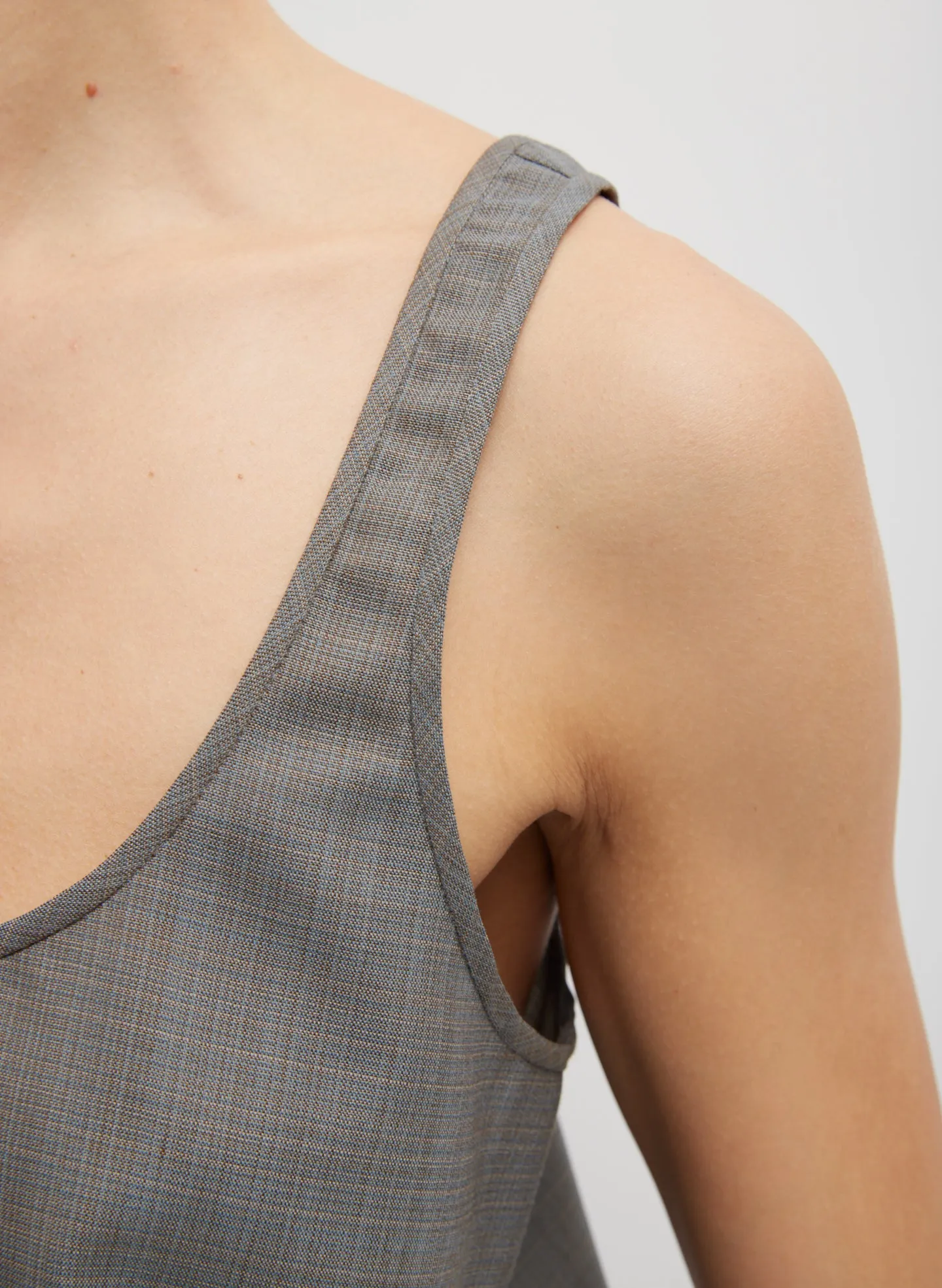 Grant Crossdye Suiting Tank Top sold by Tibi product image thumbnail 4