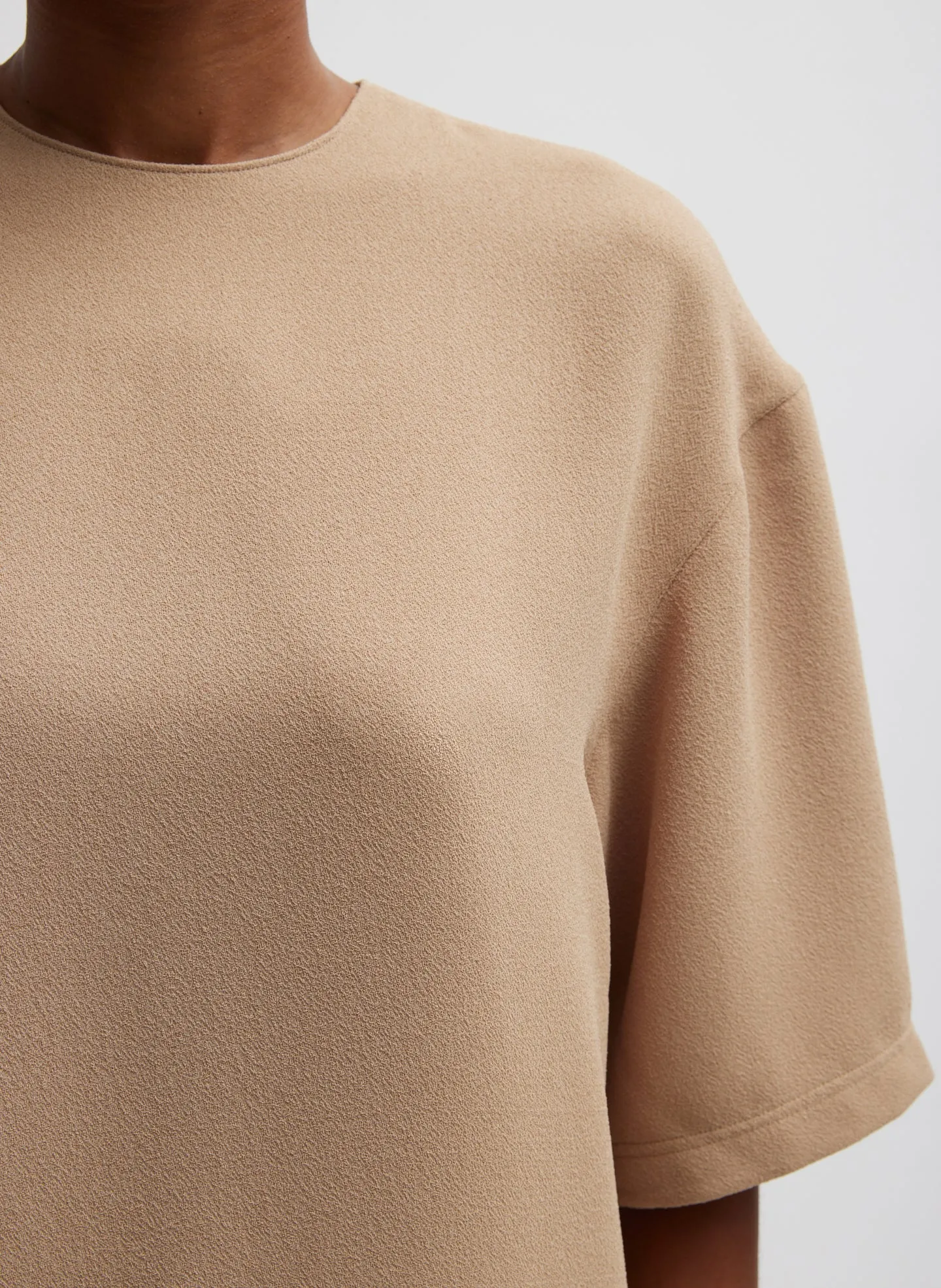 Pebble Sable Easy T-Shirt sold by Tibi product image thumbnail 2