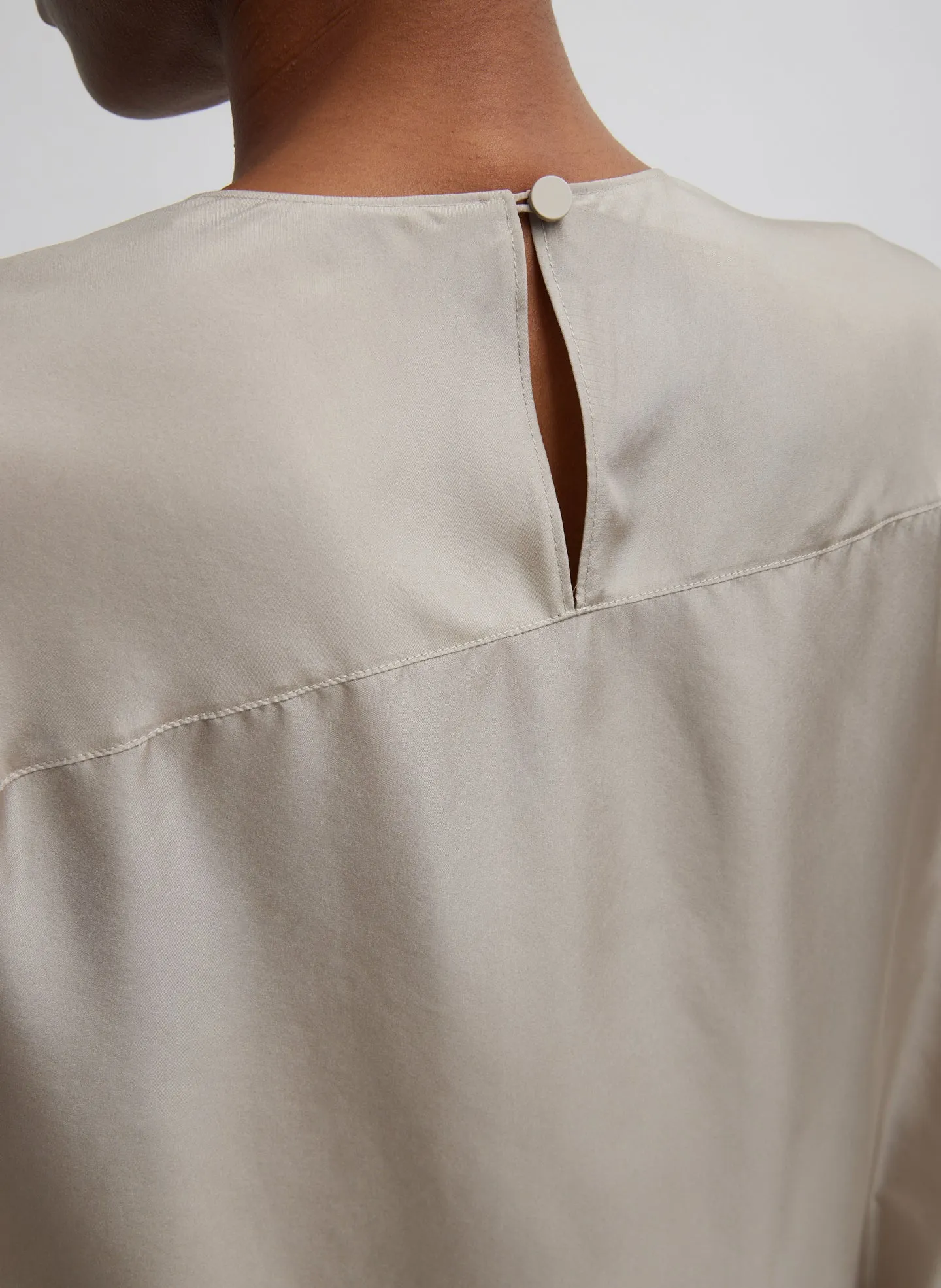 Silk Habutai Circular Top sold by Tibi product image thumbnail 2