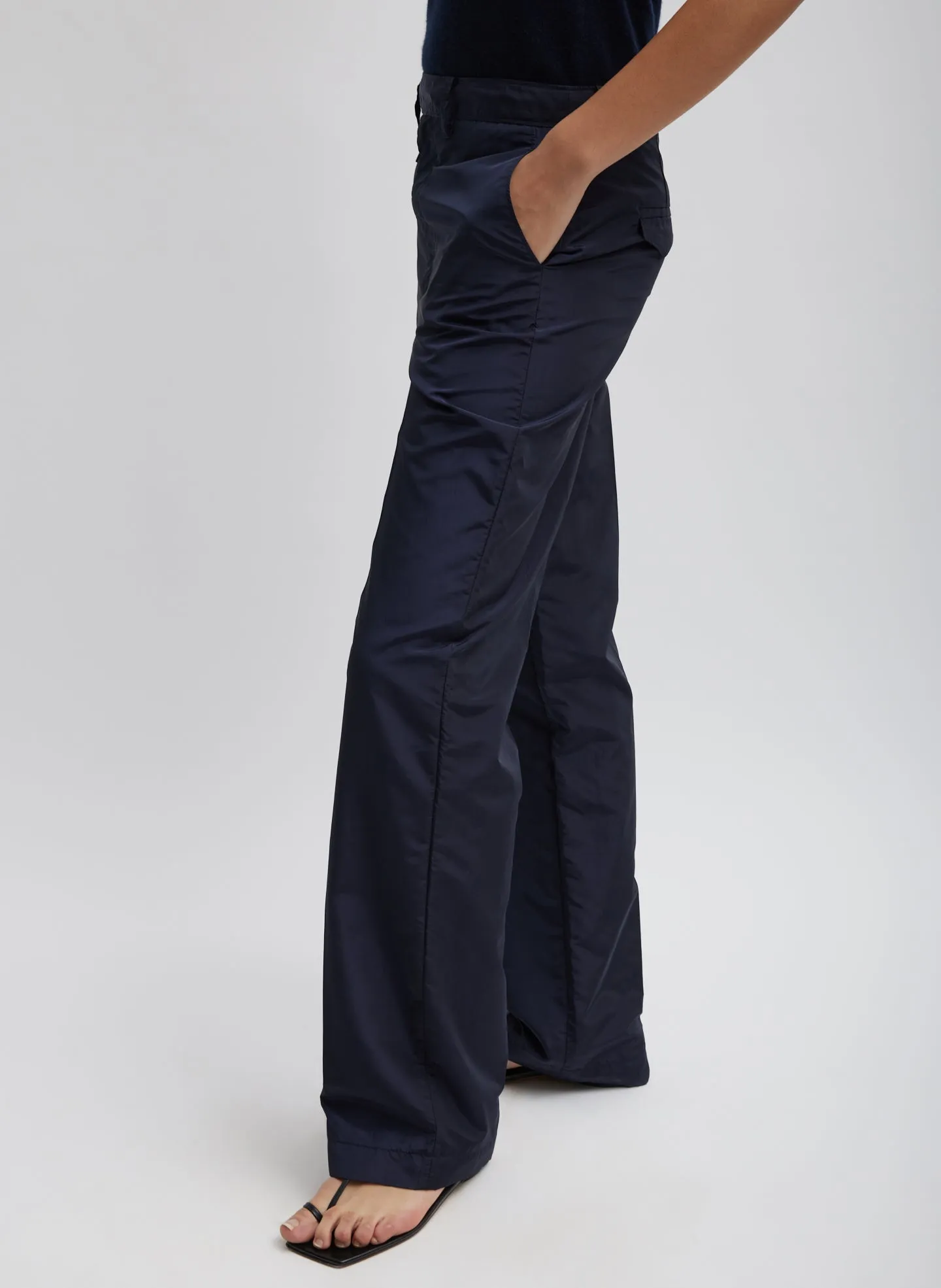 Silk Nylon Straight Leg Trouser sold by Tibi product image thumbnail 4