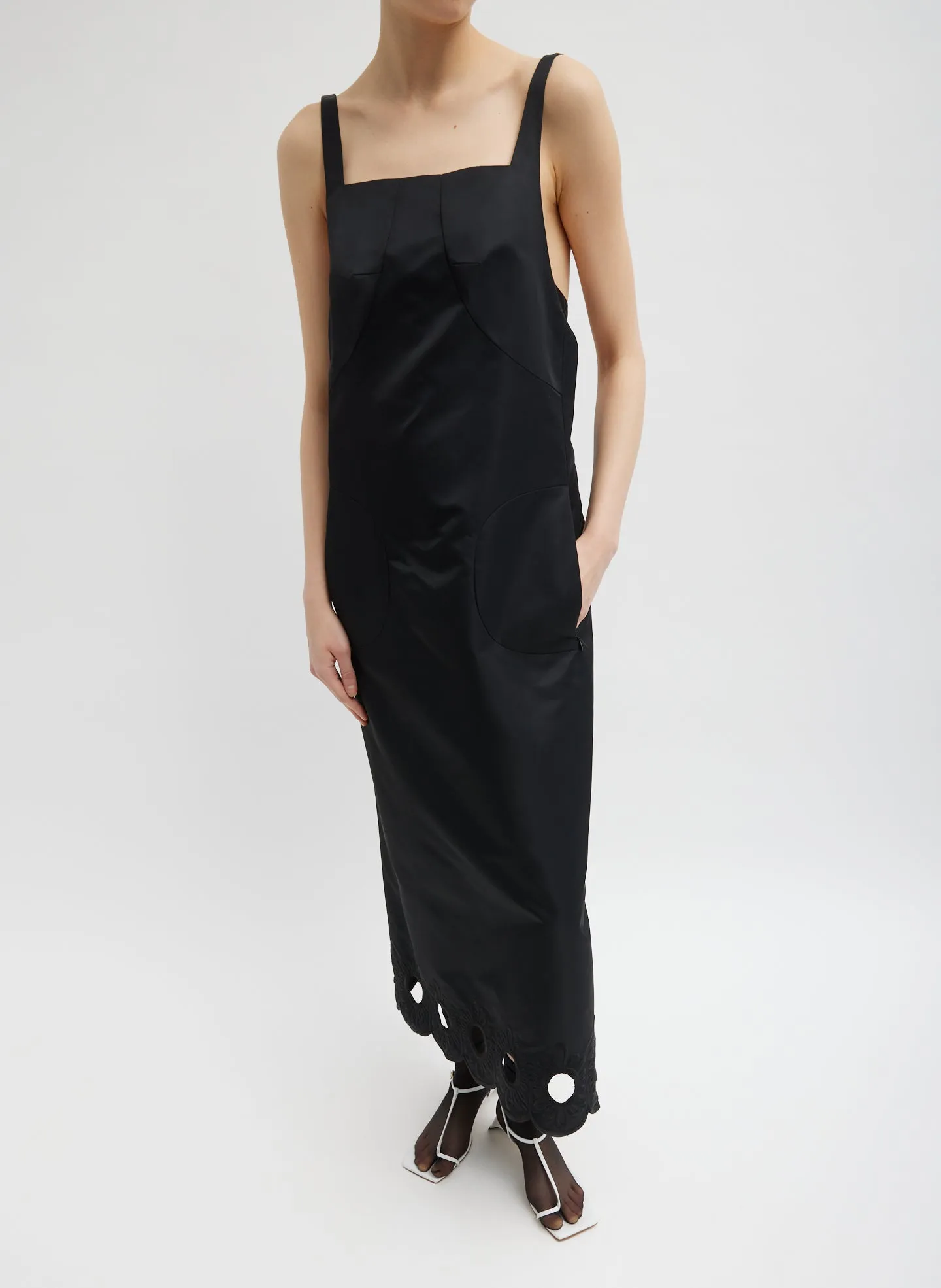 Daisy Embroidery Long Dress sold by Tibi