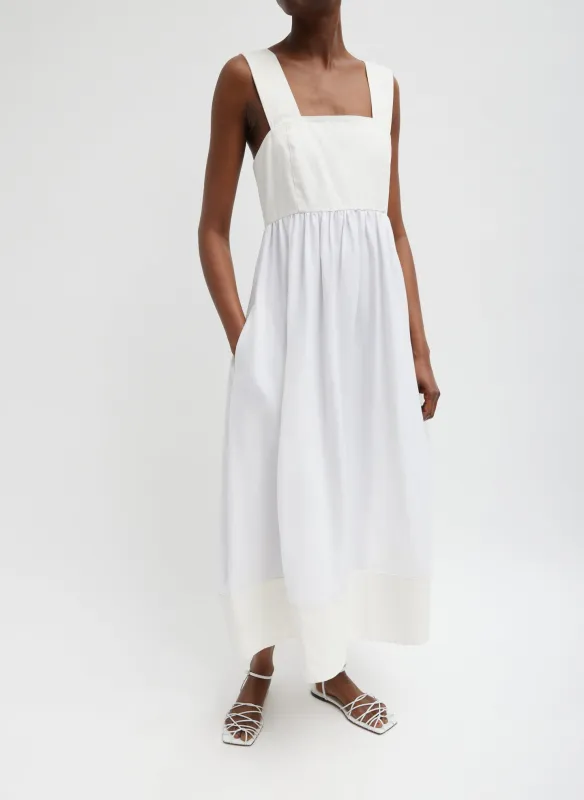 Linen Cotton Voile Sculpted Dress made by Tibi