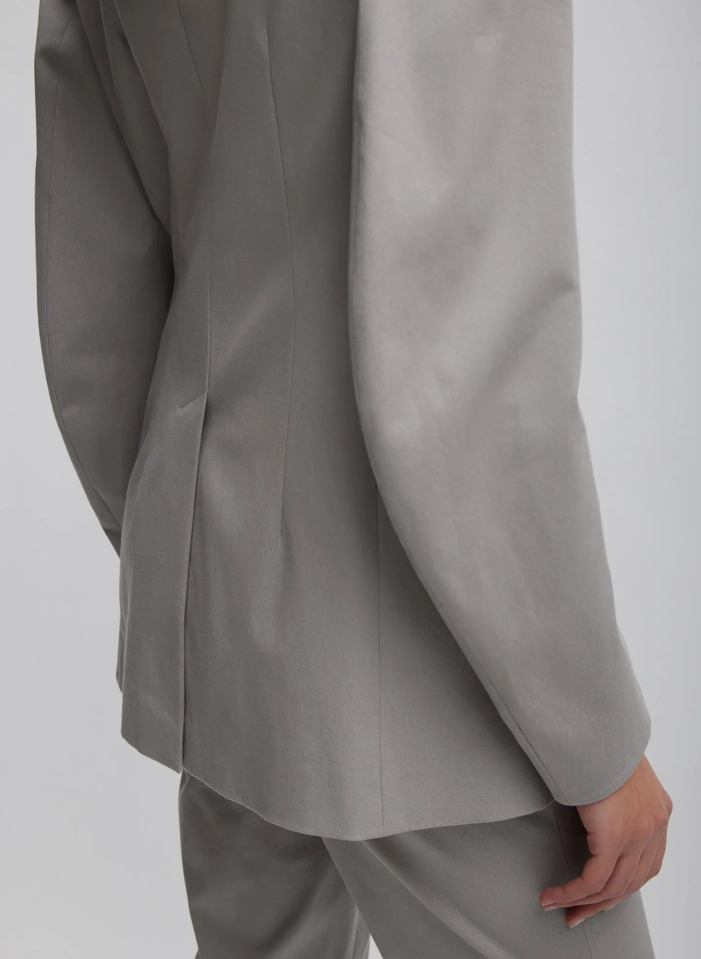 Oliver Cotton Stretch Tricotine Sculpted Blazer sold by Tibi product image thumbnail 5