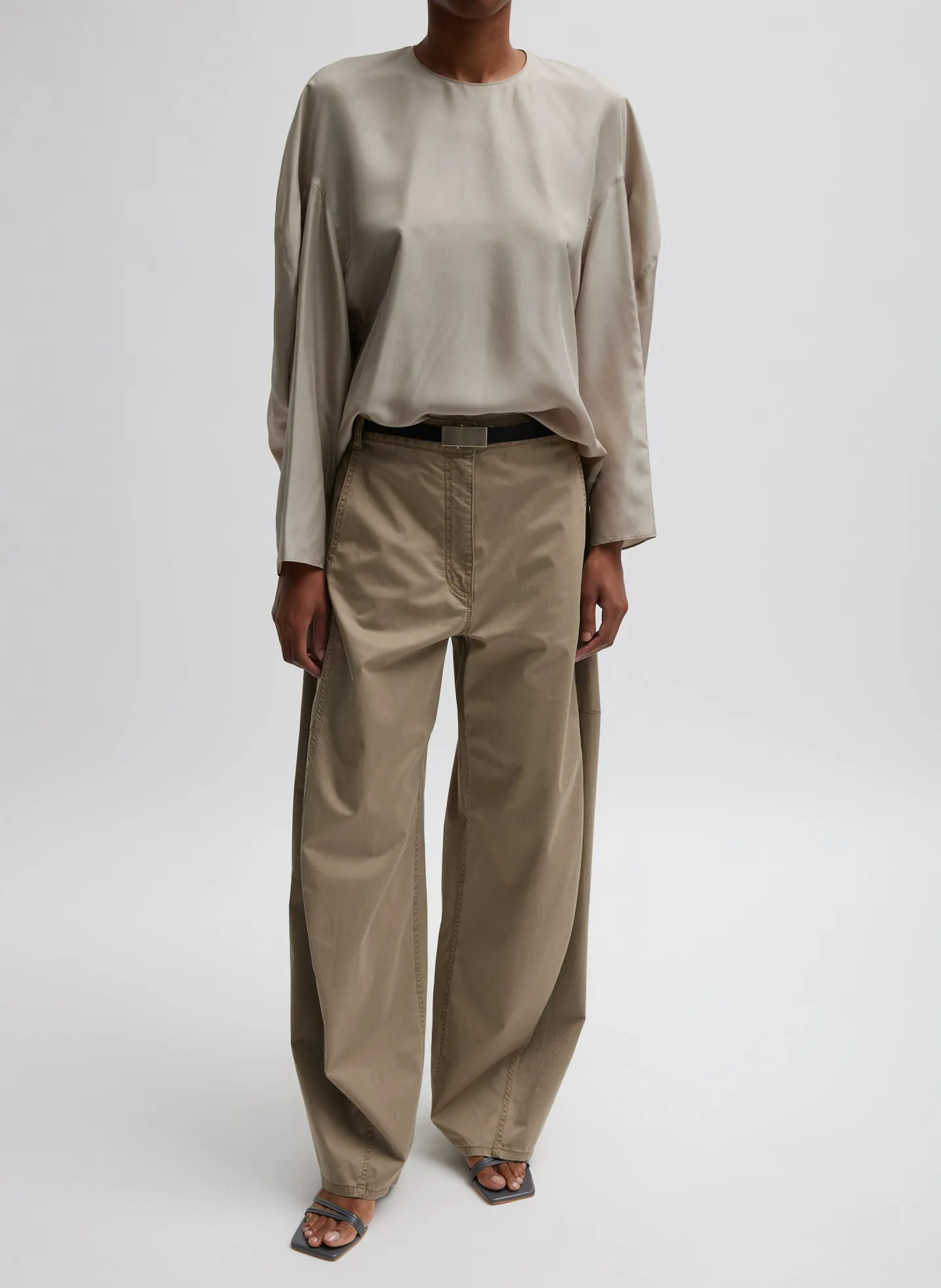 Garment Dyed Silky Cotton Sid Chino Pant sold by Tibi product image thumbnail 3
