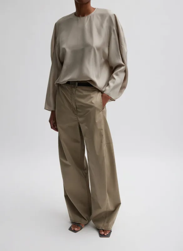 Garment Dyed Silky Cotton Sid Chino Pant made by Tibi