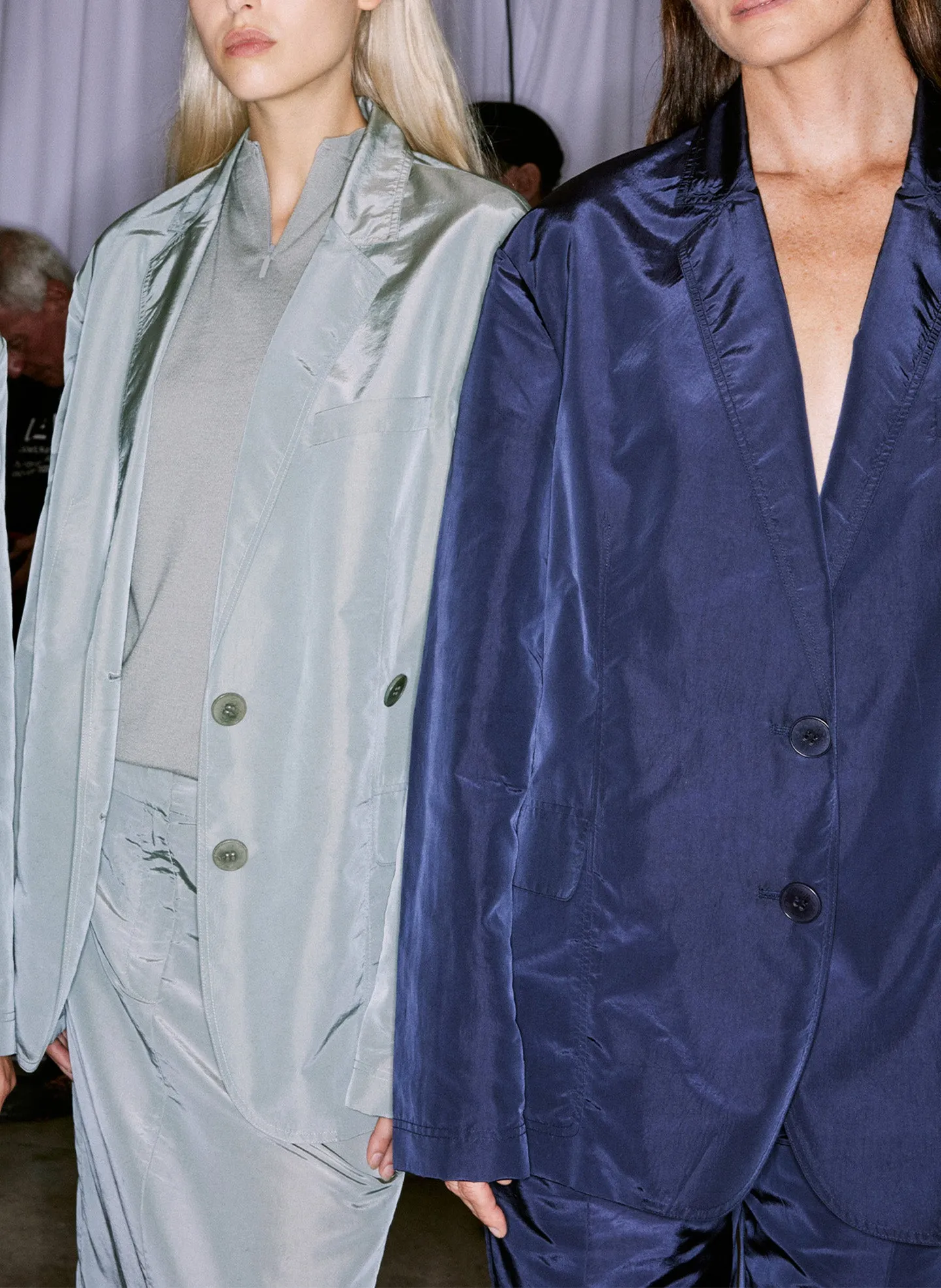 Cashmere Silk Blend Mock Neck Easy Sweater sold by Tibi product image thumbnail 2