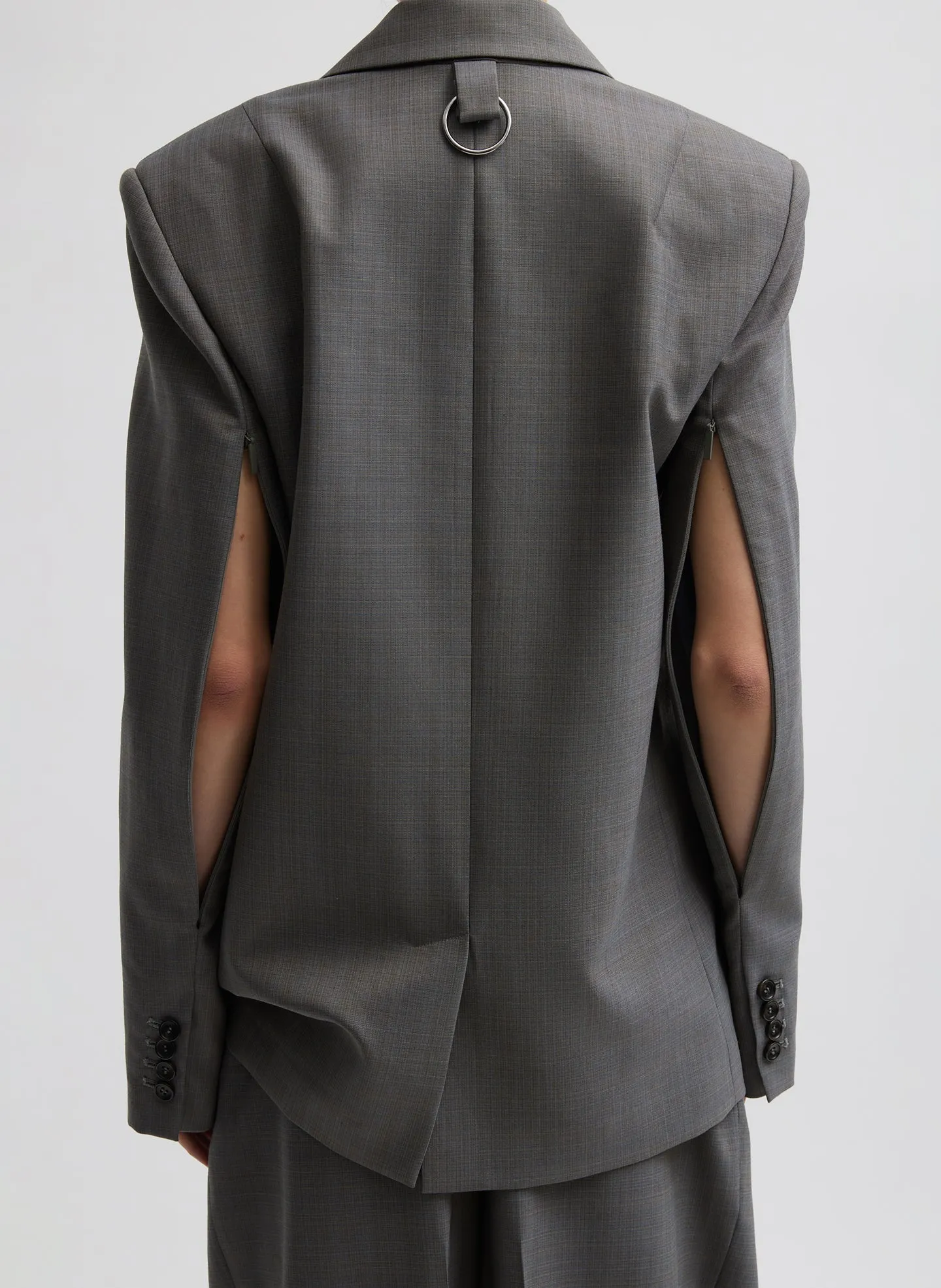 Grant Suiting Double Breasted Blazer sold by Tibi product image thumbnail 5