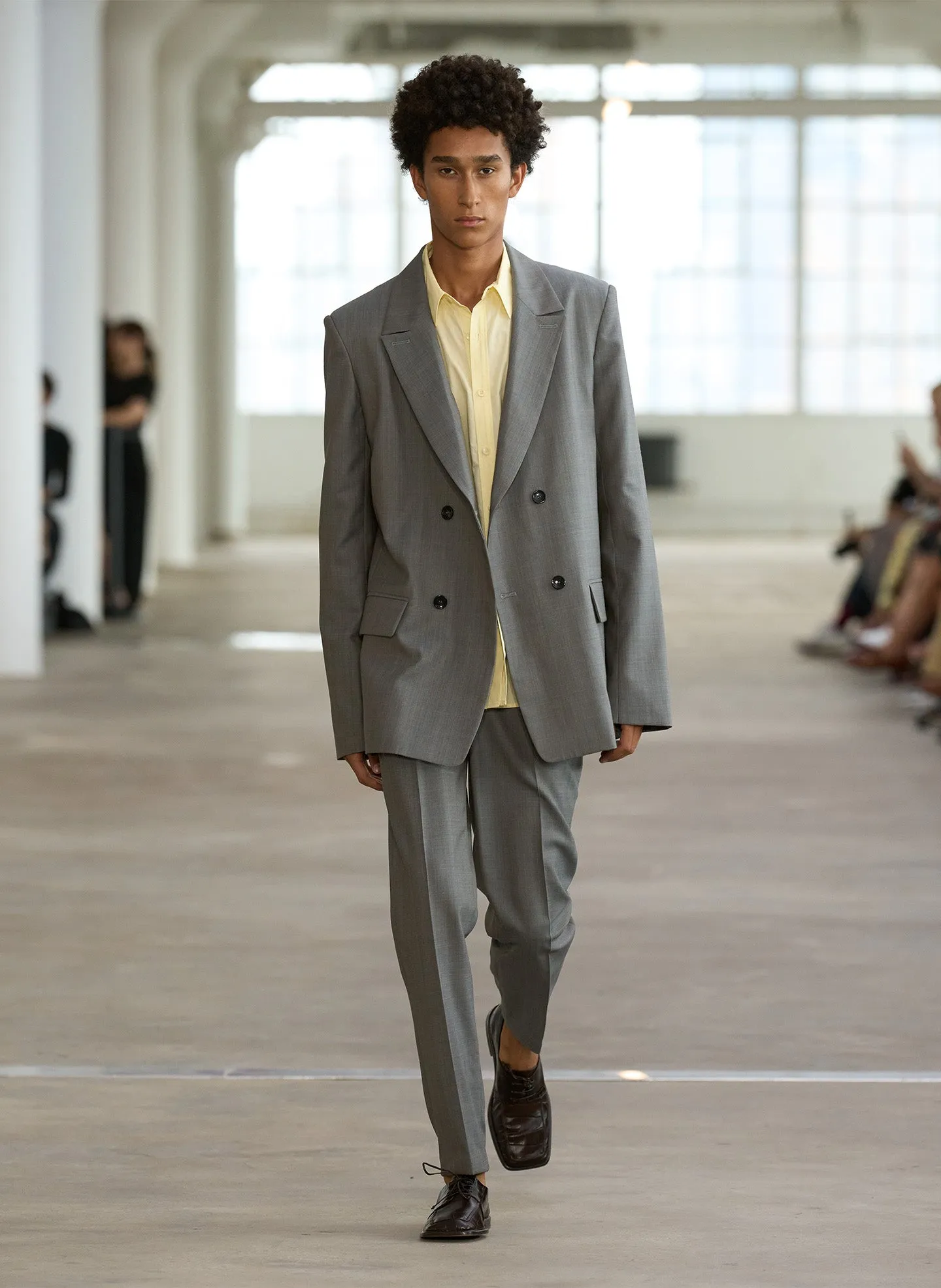 Grant Suiting Double Breasted Blazer sold by Tibi product image thumbnail 2