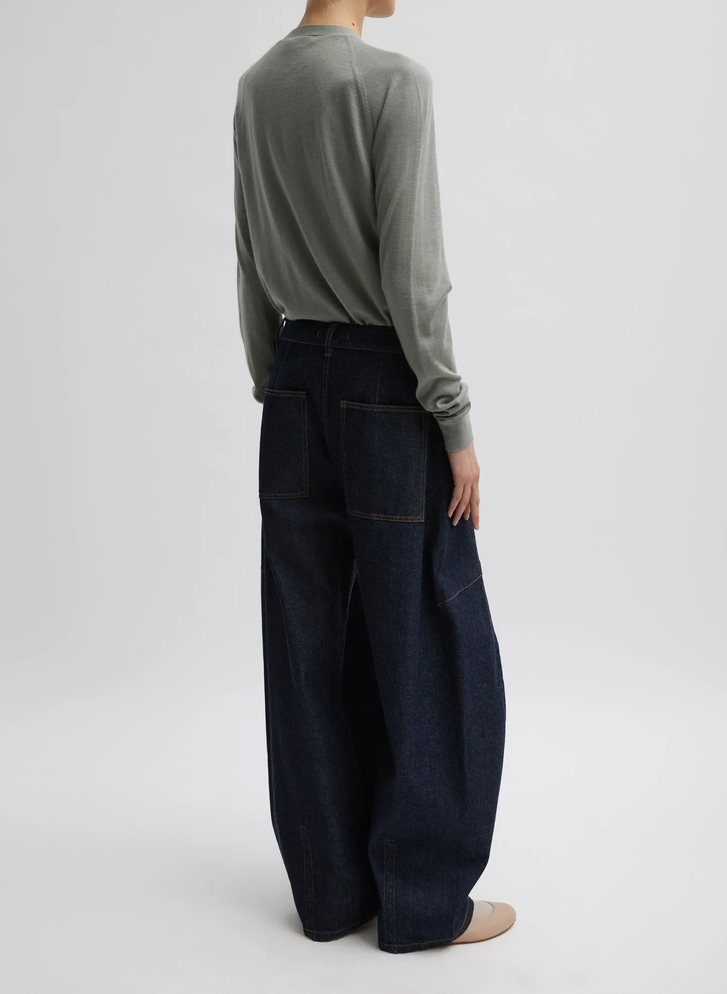 Cashmere Silk Blend Slim Cardigan sold by Tibi product image thumbnail 5