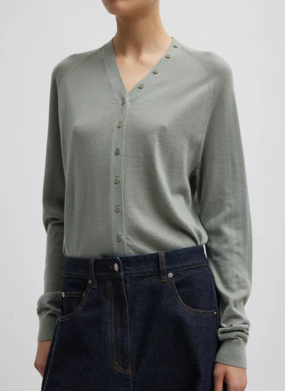Cashmere Silk Blend Slim Cardigan sold by Tibi