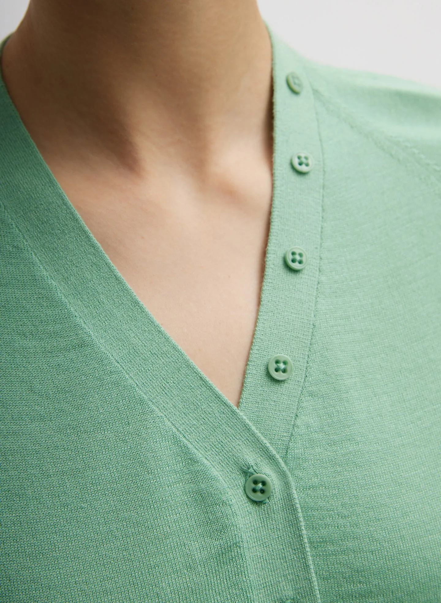 Cashmere Silk Blend Slim Cardigan sold by Tibi product image thumbnail 2