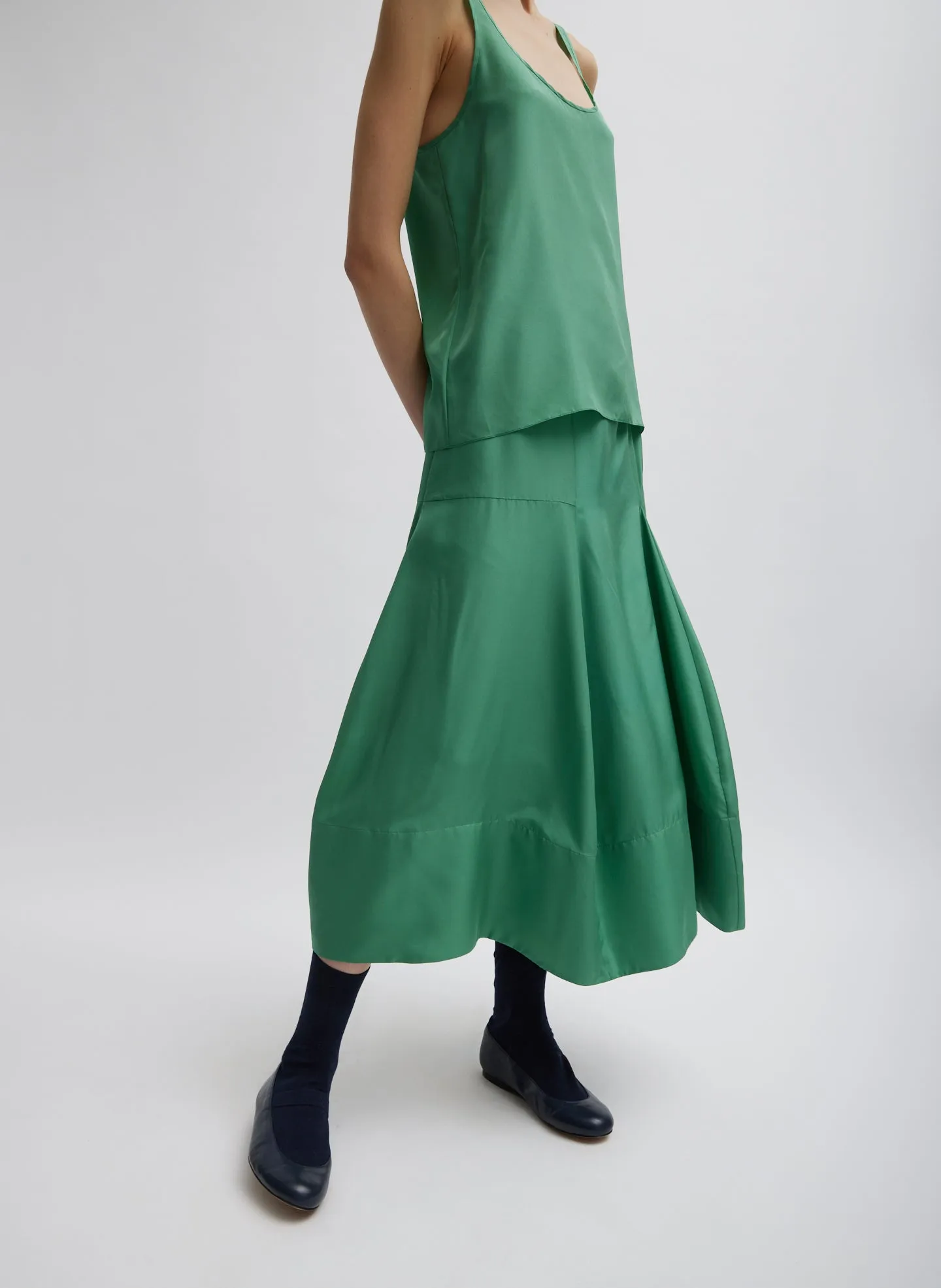 Silk Habutai Tank Top sold by Tibi product image thumbnail 2