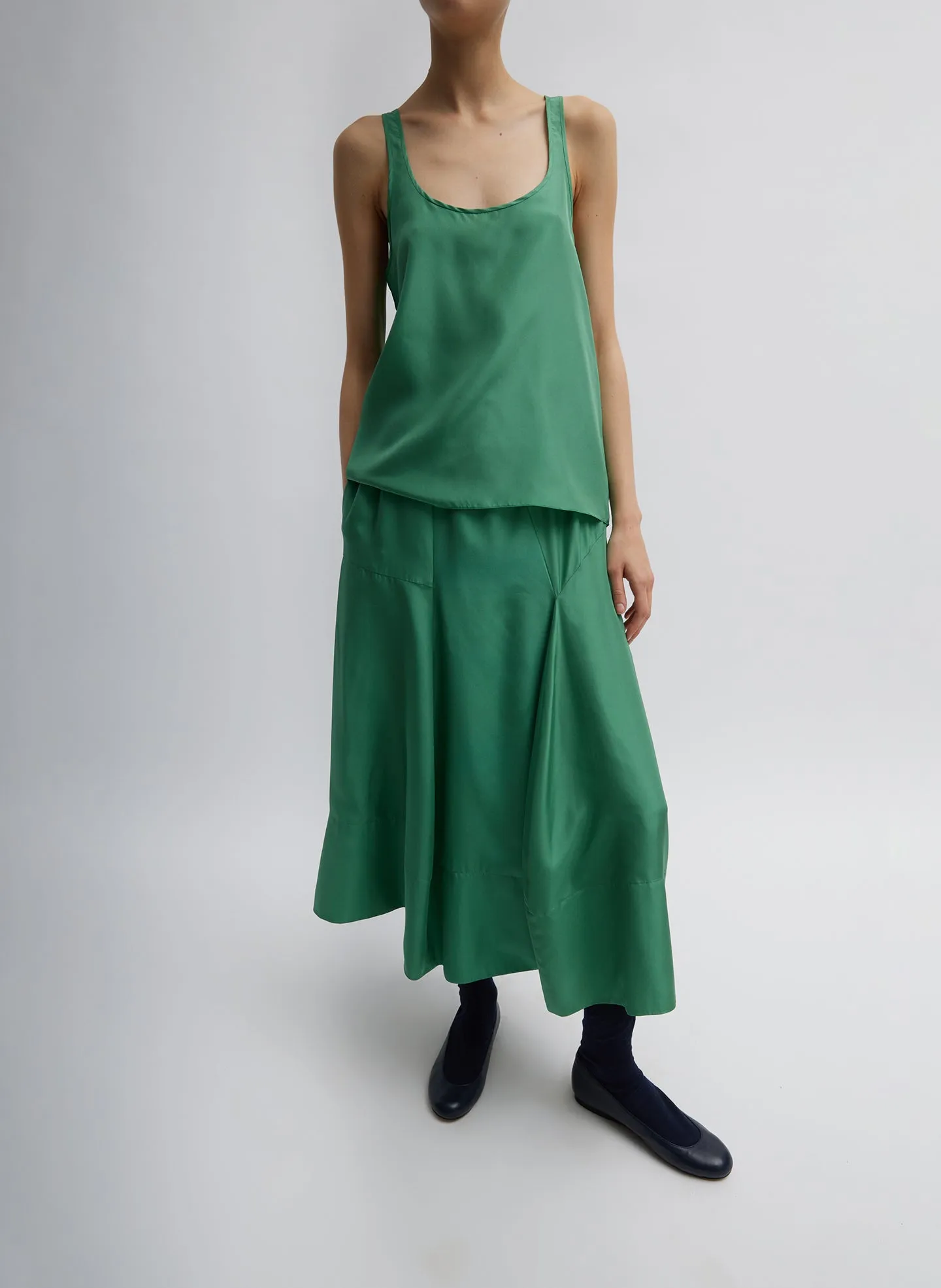 Silk Habutai Tank Top sold by Tibi product image thumbnail 5