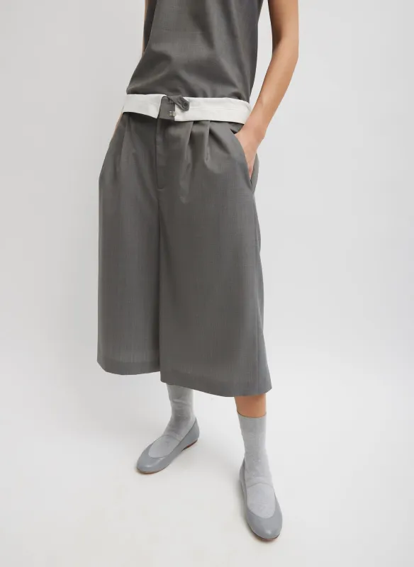 Grant Suiting Fold Over Long Short made by Tibi