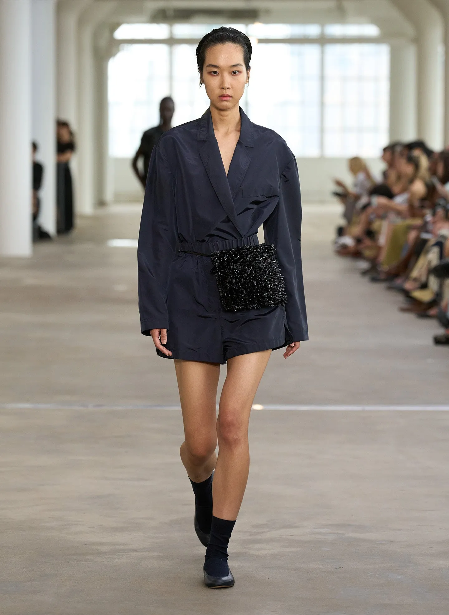 Silk Nylon Pull On Shorts sold by Tibi product image thumbnail 2