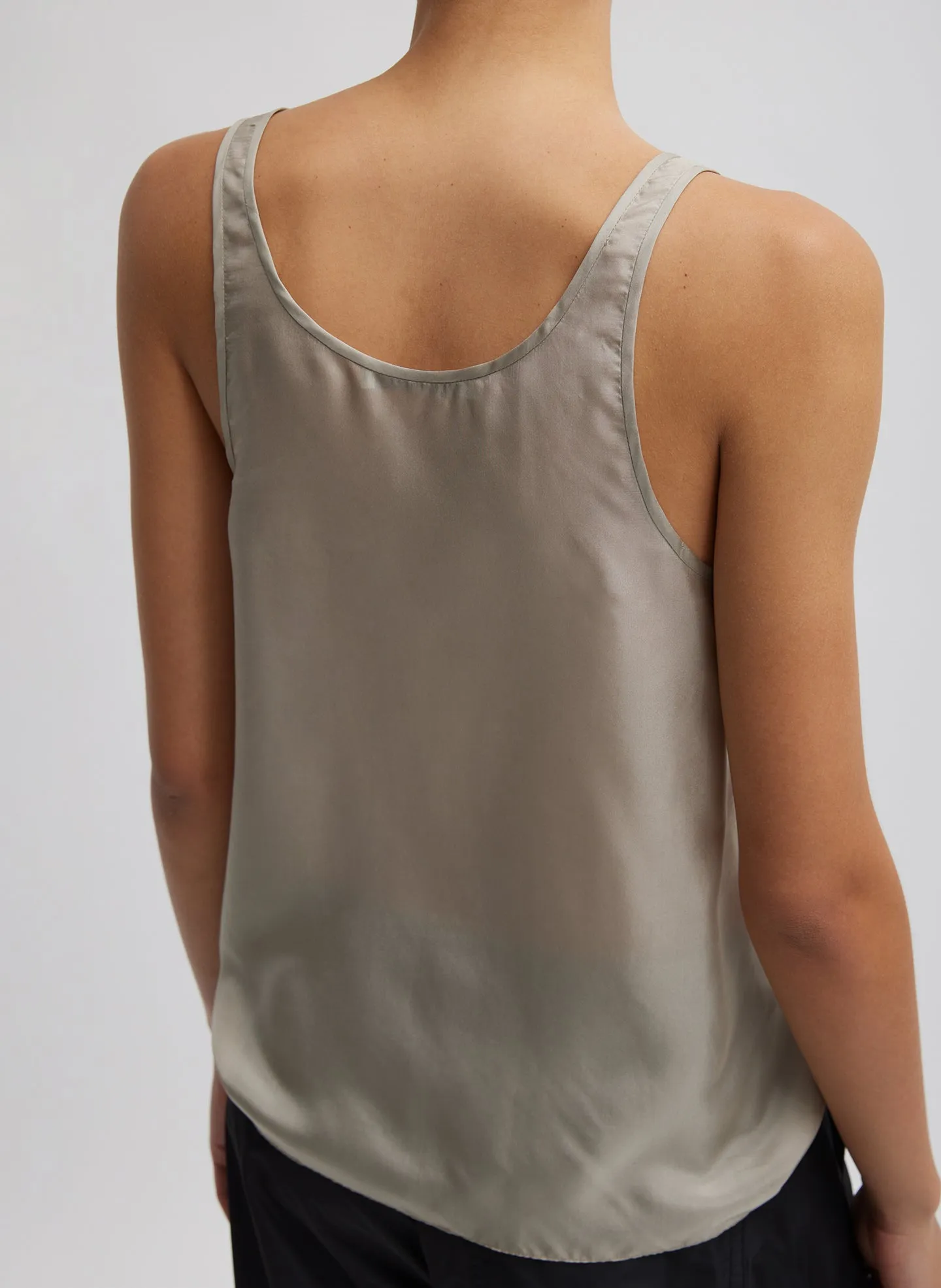 Silk Habutai Tank Top sold by Tibi product image thumbnail 2