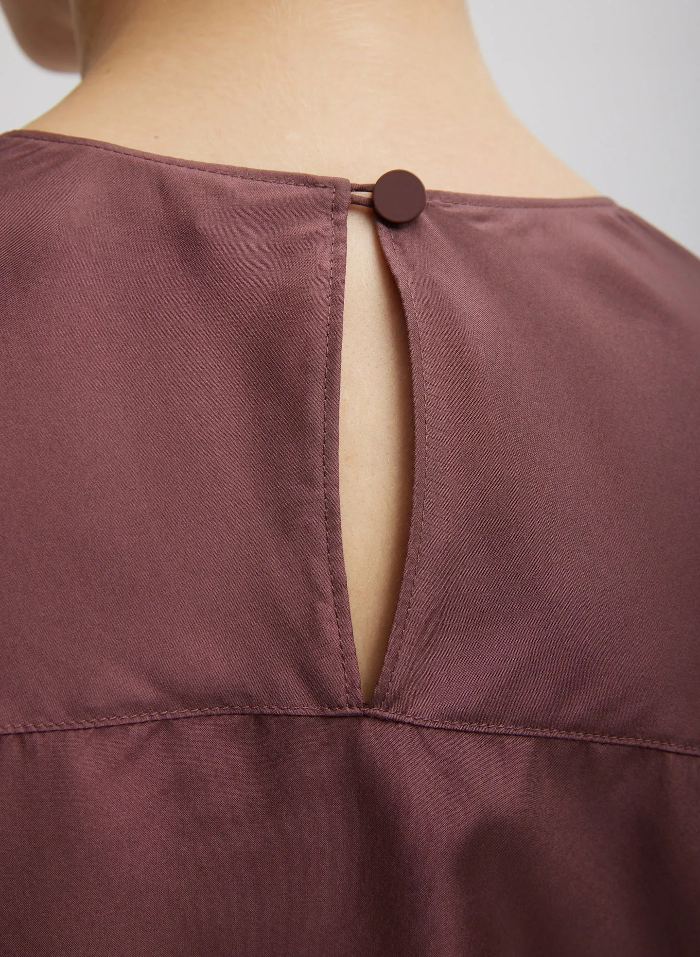 Silk Habutai Circular Top sold by Tibi product image thumbnail 5