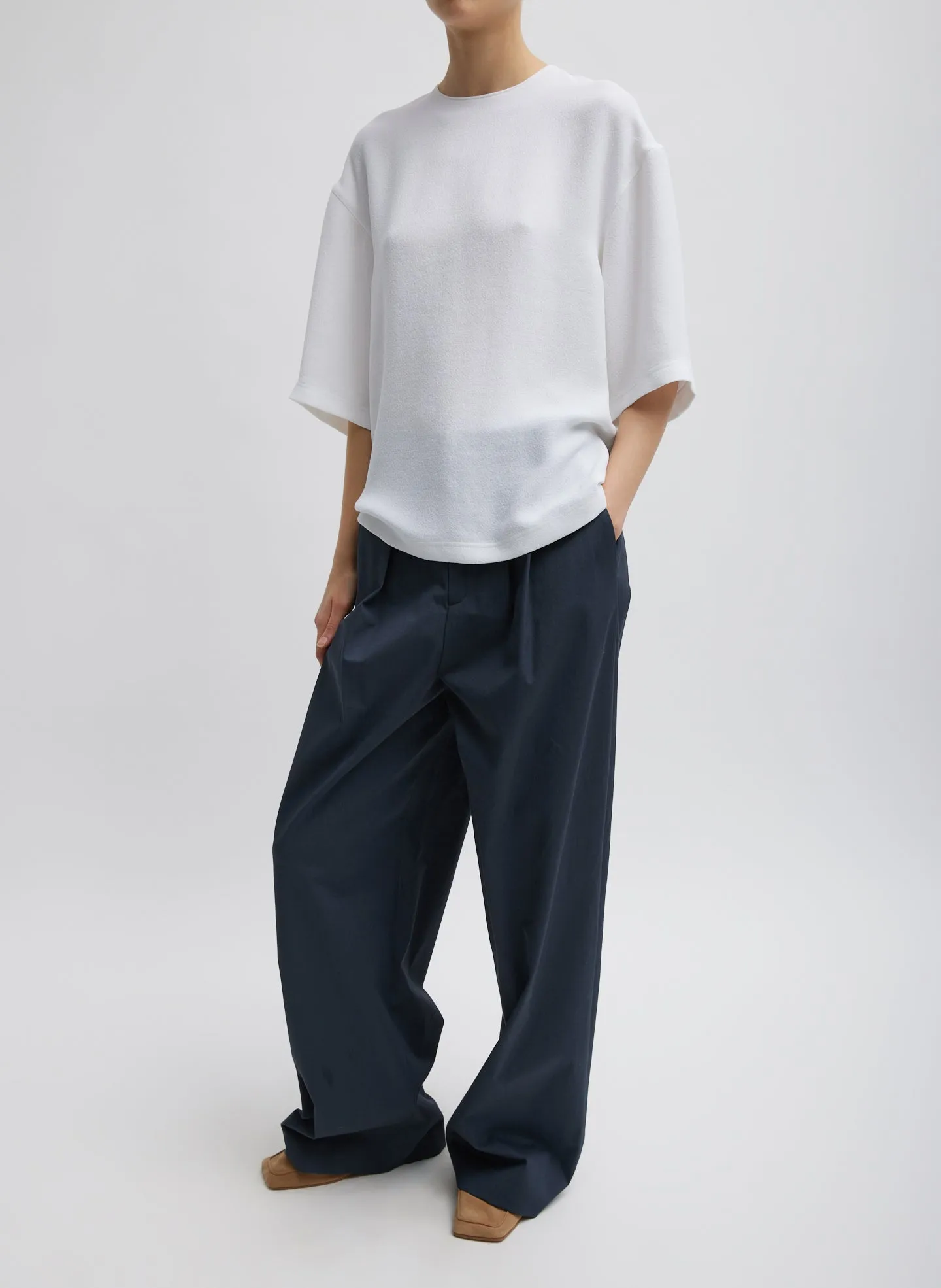Oliver Cotton Stretch Tricotine Stella Pant sold by Tibi product image thumbnail 4