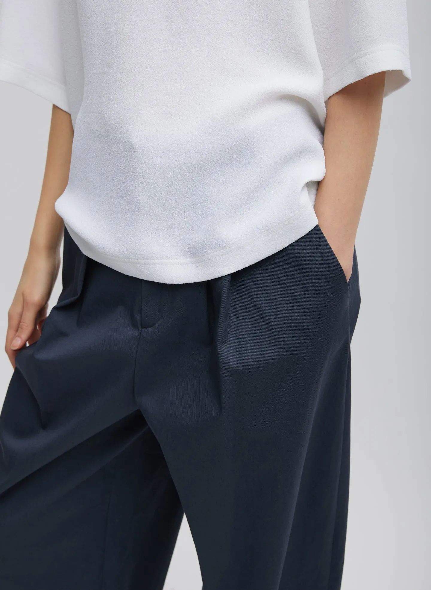 Oliver Cotton Stretch Tricotine Stella Pant sold by Tibi product image thumbnail 2