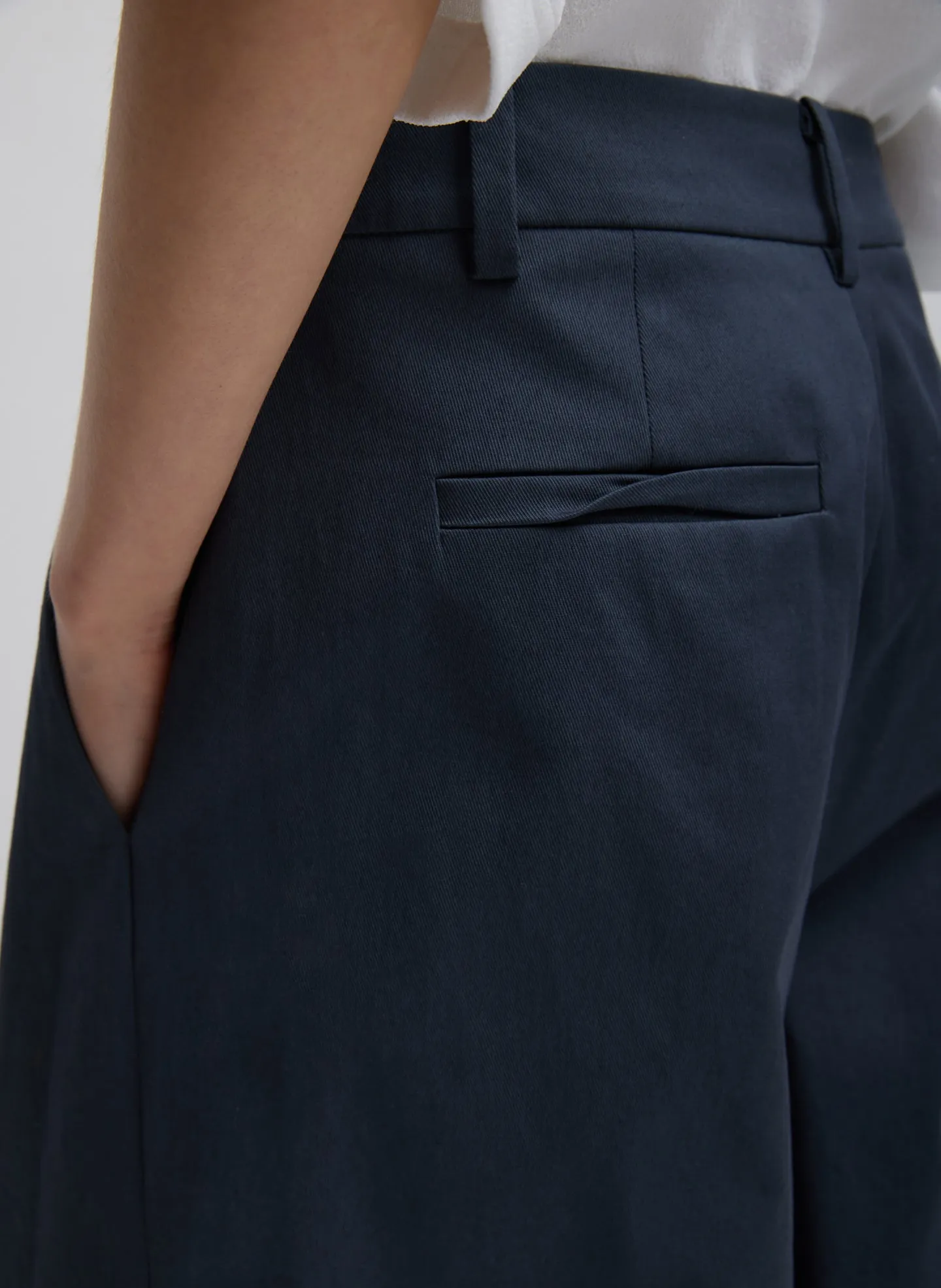 Oliver Cotton Stretch Tricotine Stella Pant sold by Tibi product image thumbnail 3