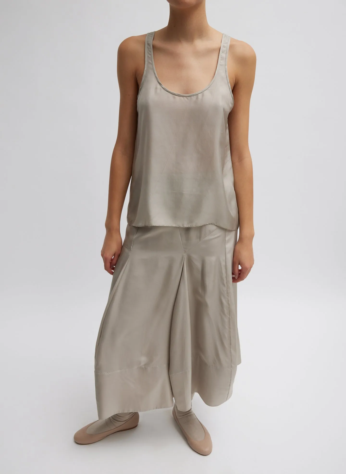 Silk Habutai Circular Seamed Skirt sold by Tibi