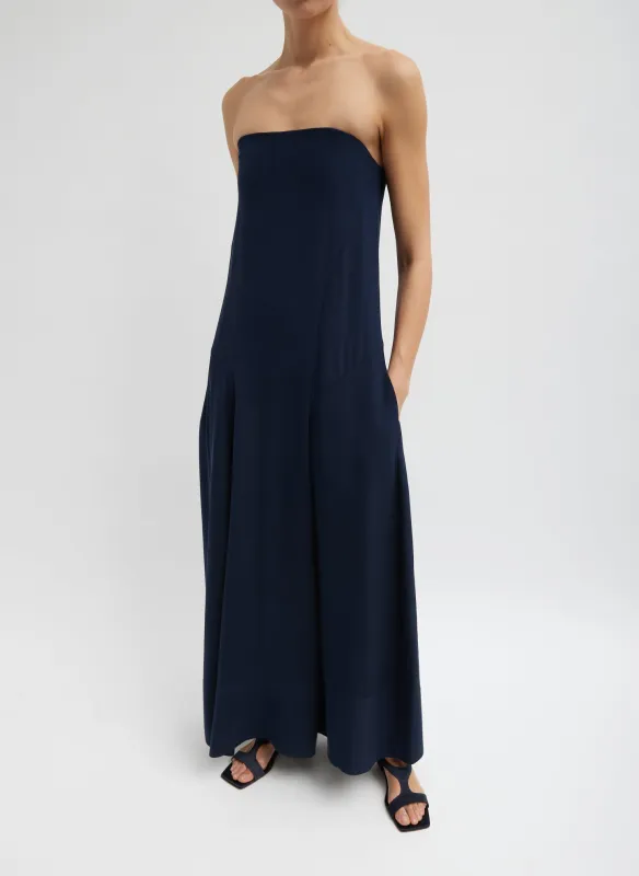 4-Ply Silk Strapless Sculpted Dress made by Tibi