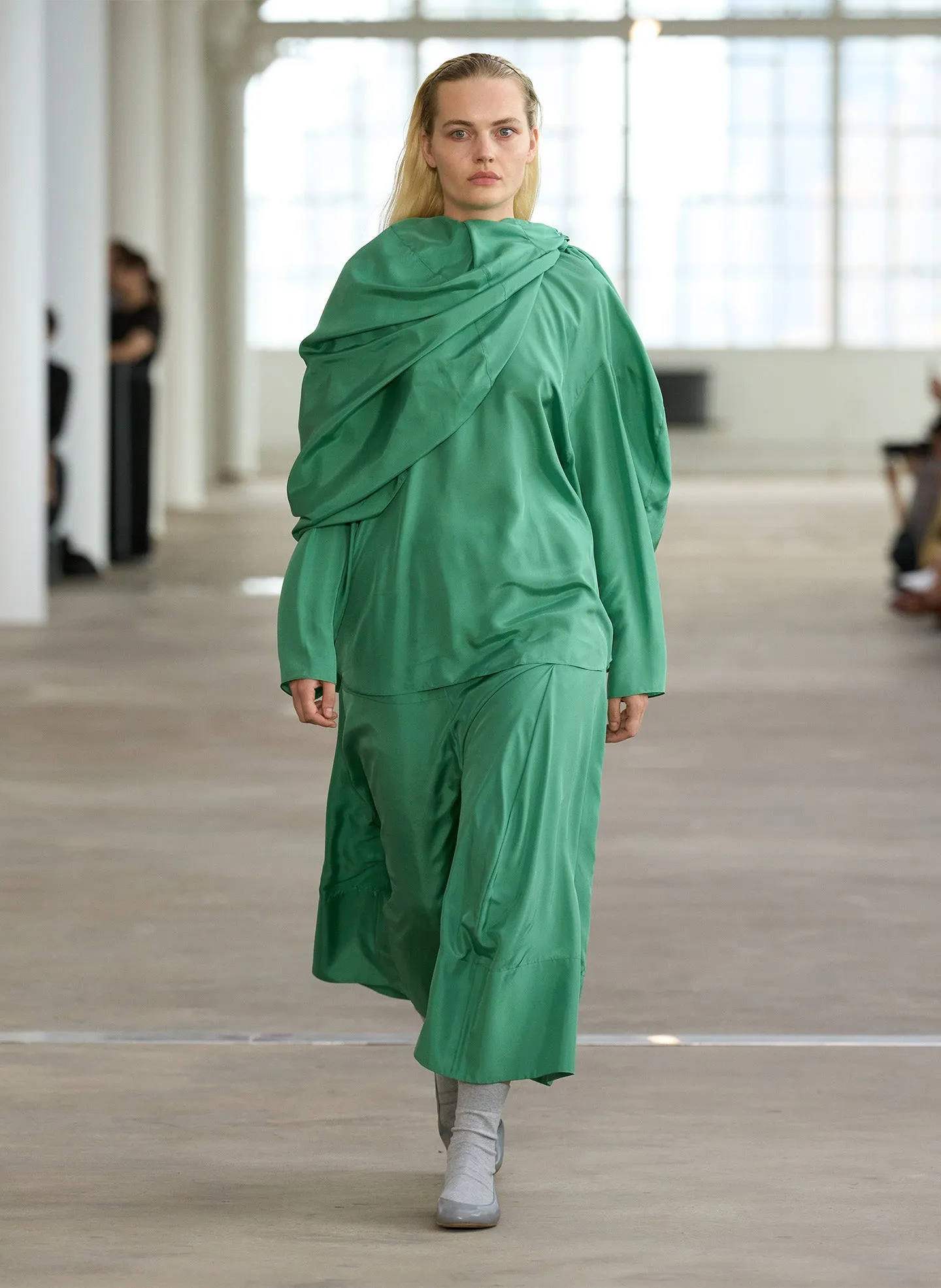 Silk Habutai Circular Top sold by Tibi product image thumbnail 2