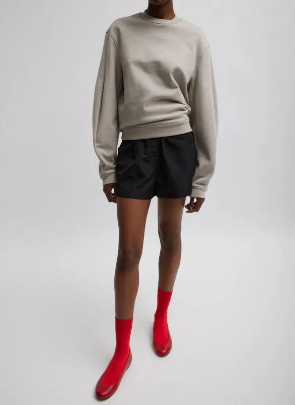 Sculpted Long Sleeve Sweatshirt made by Tibi