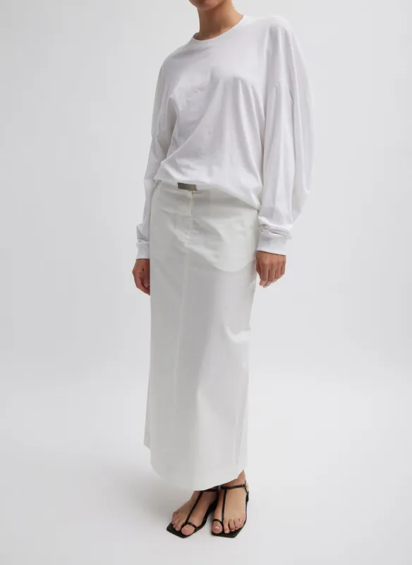 Chino Maxi Skirt made by Tibi