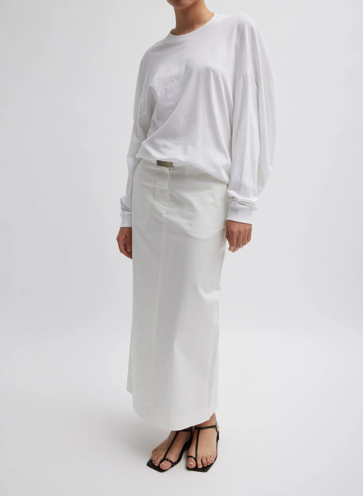 Chino Maxi Skirt sold by Tibi