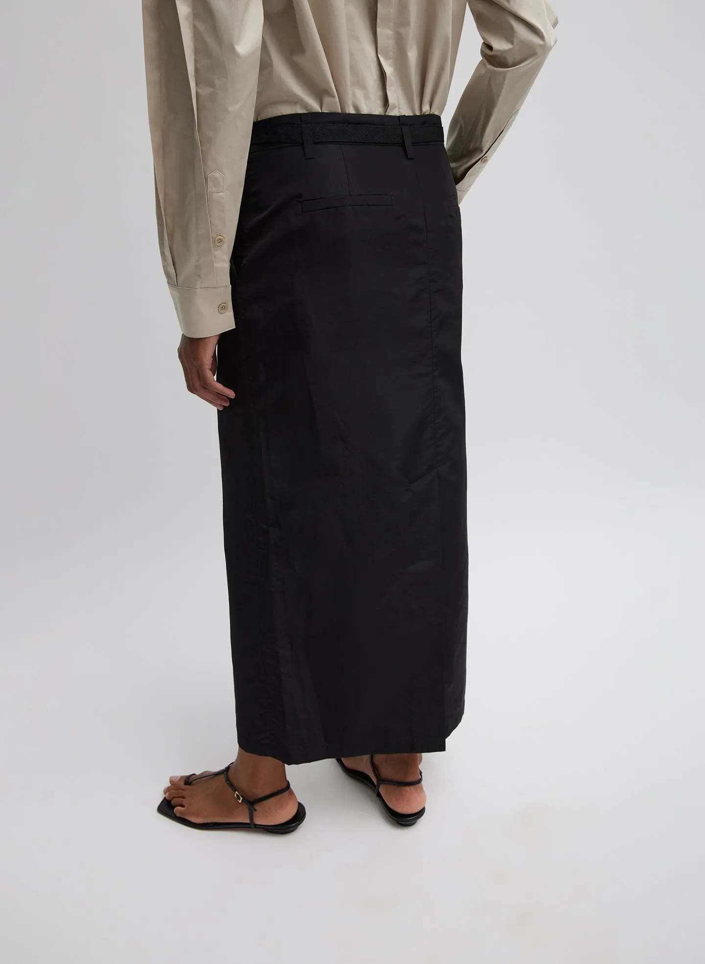 Silk Nylon Maxi Skirt sold by Tibi product image thumbnail 5