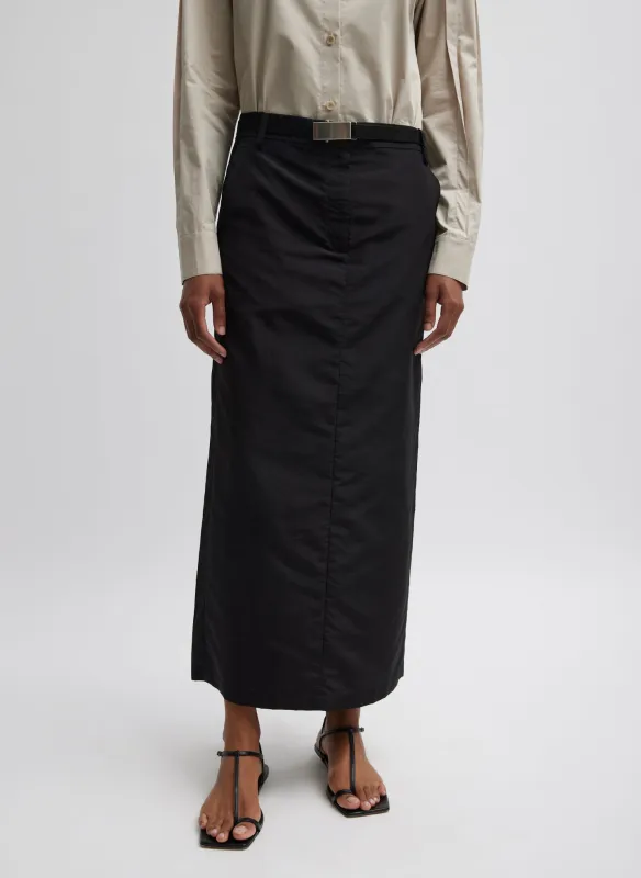 Silk Nylon Maxi Skirt sold by Tibi