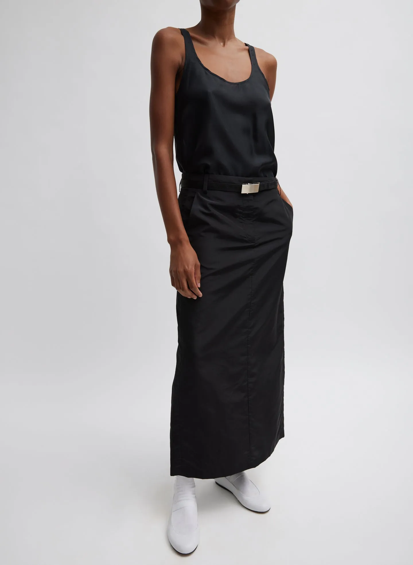 Silk Habutai Tank Top sold by Tibi product image thumbnail 4