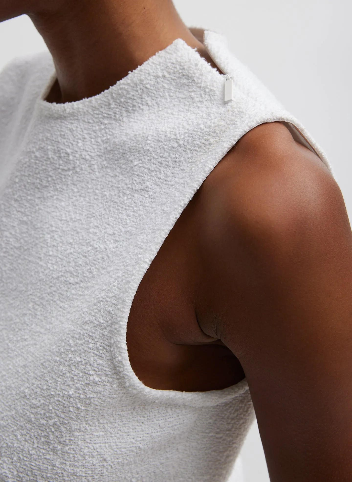 Boucle Knit Sleeveless Top sold by Tibi product image thumbnail 2