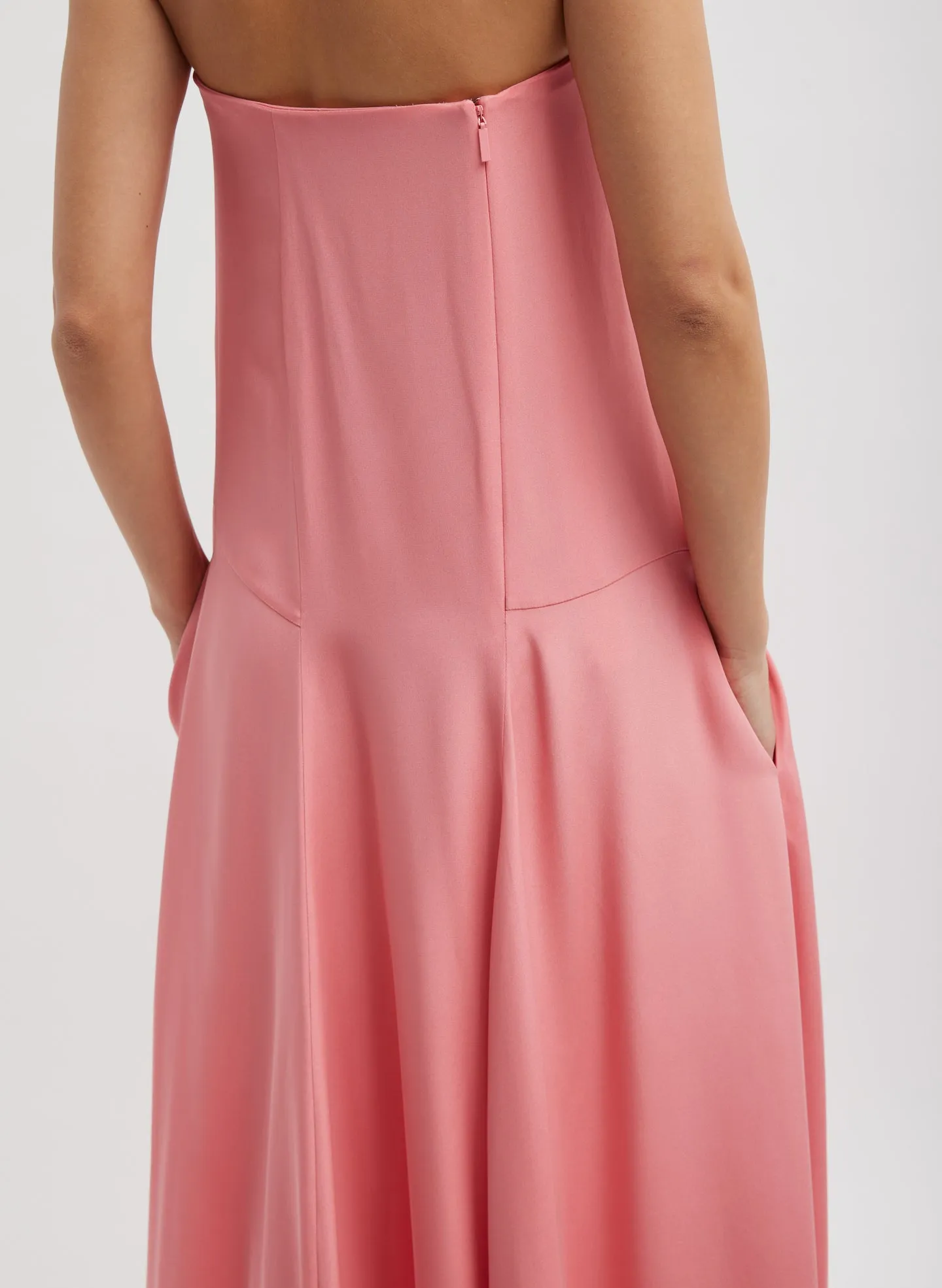 4-Ply Silk Strapless Sculpted Dress sold by Tibi product image thumbnail 3