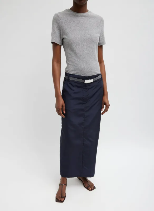 Silk Nylon Maxi Skirt sold by Tibi