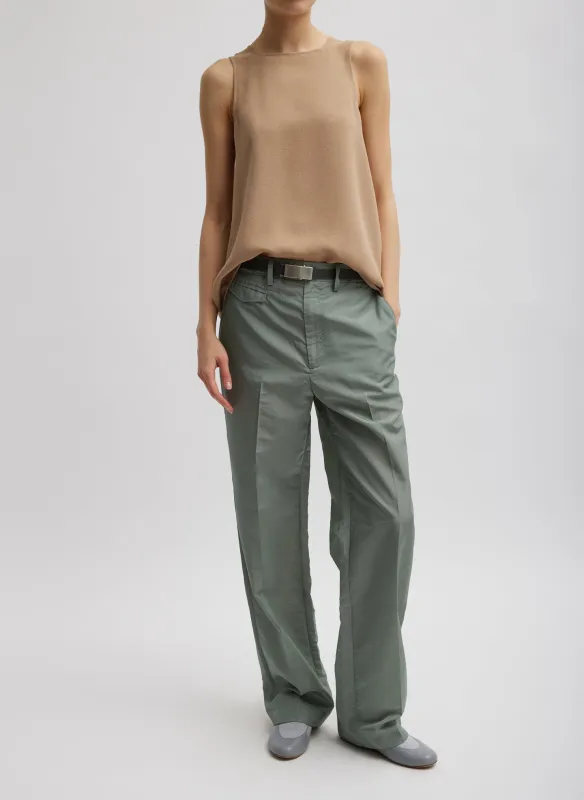 Silk Nylon Straight Leg Trouser sold by Tibi