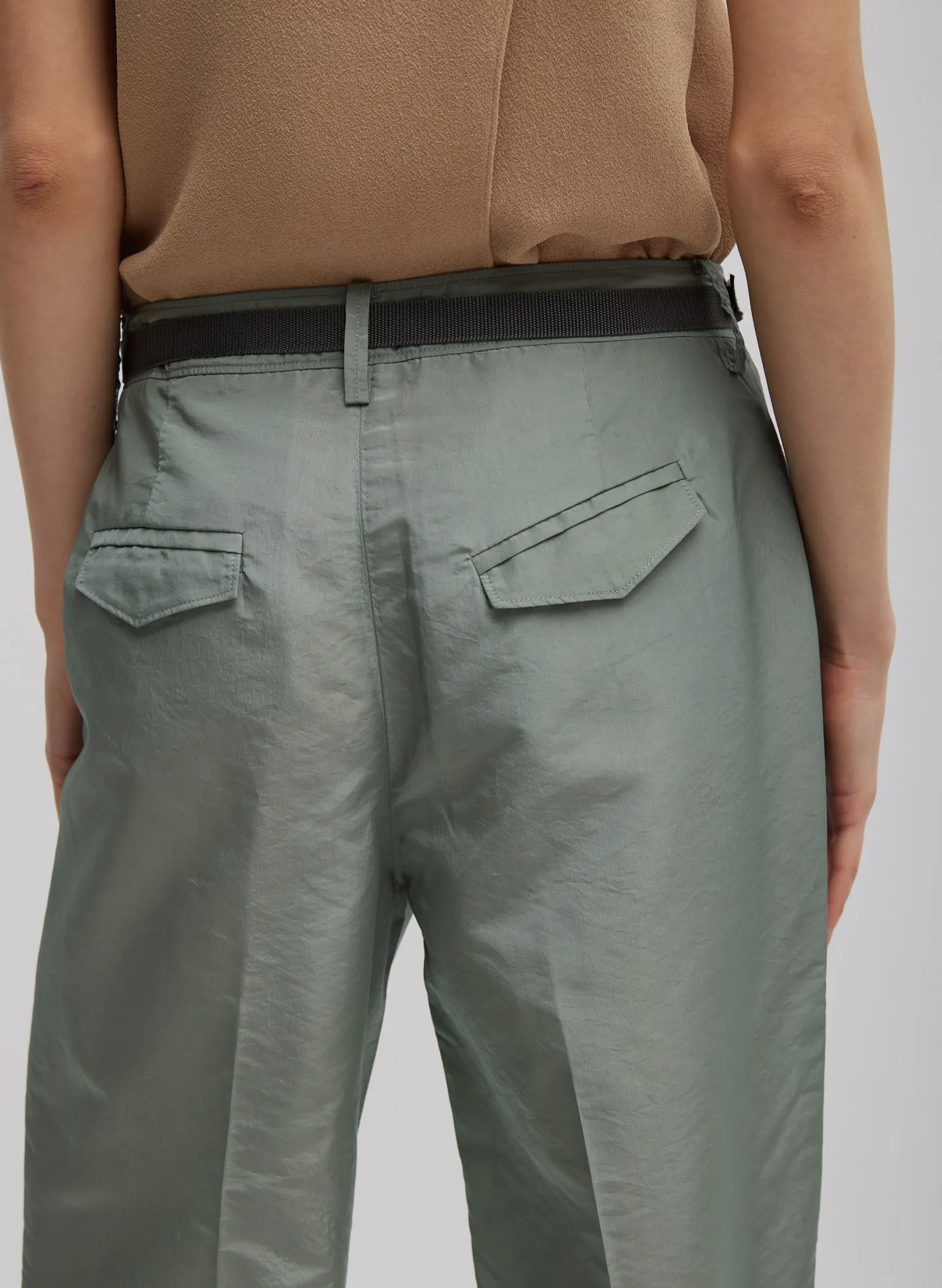 Silk Nylon Straight Leg Trouser sold by Tibi product image thumbnail 3