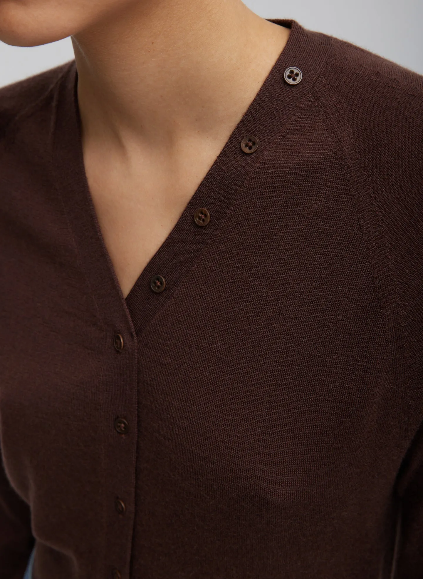 Cashmere Silk Blend Slim Cardigan sold by Tibi