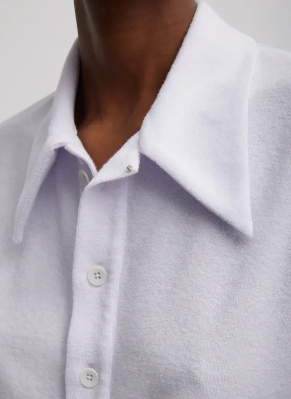 Dry Loop Terry Easy Polo Shirt sold by Tibi