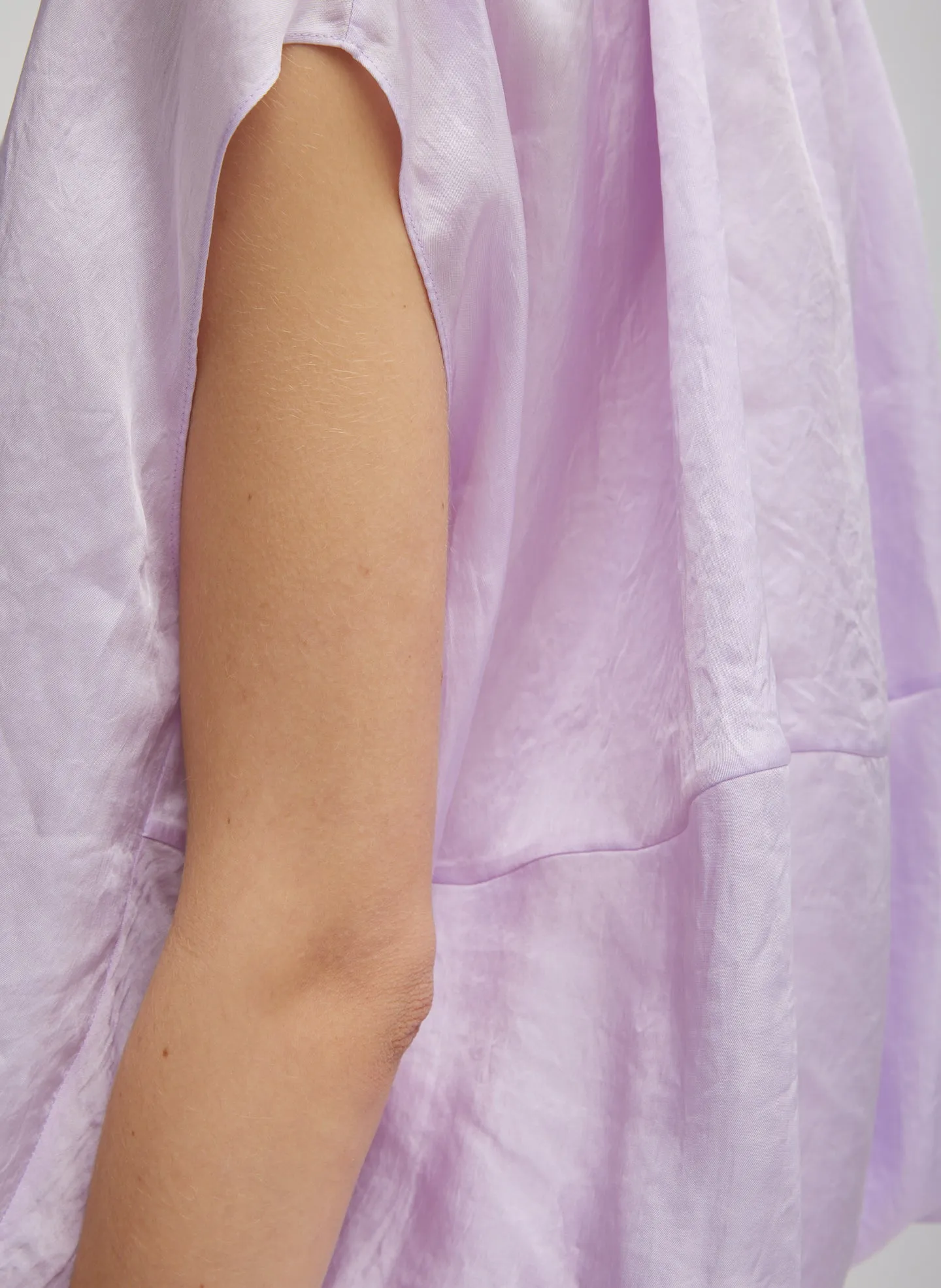 Spring Acetate Shirred Neck Circular Top sold by Tibi product image thumbnail 2