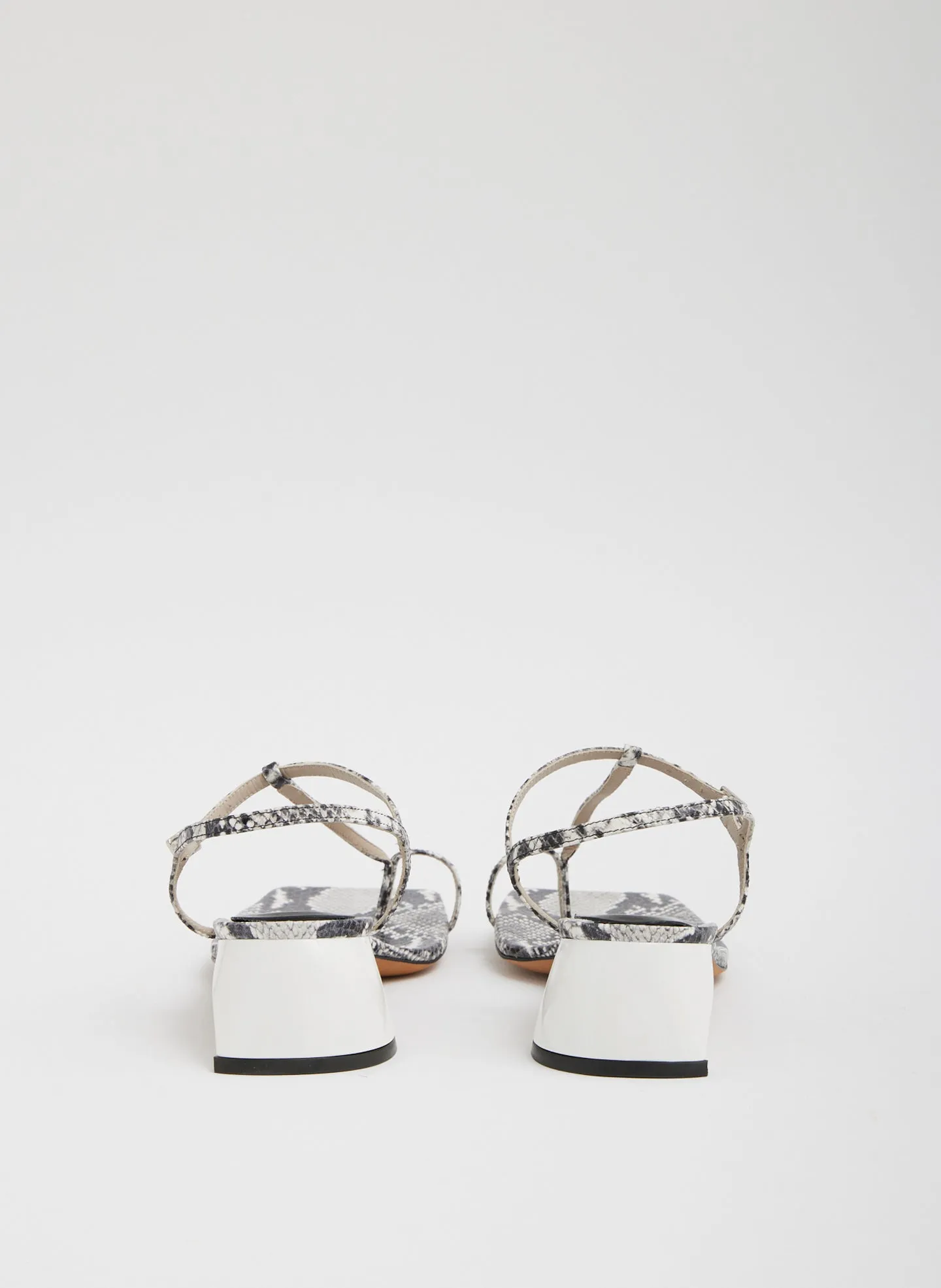 Georgia Embossed Snake Sandal sold by Tibi product image thumbnail 4
