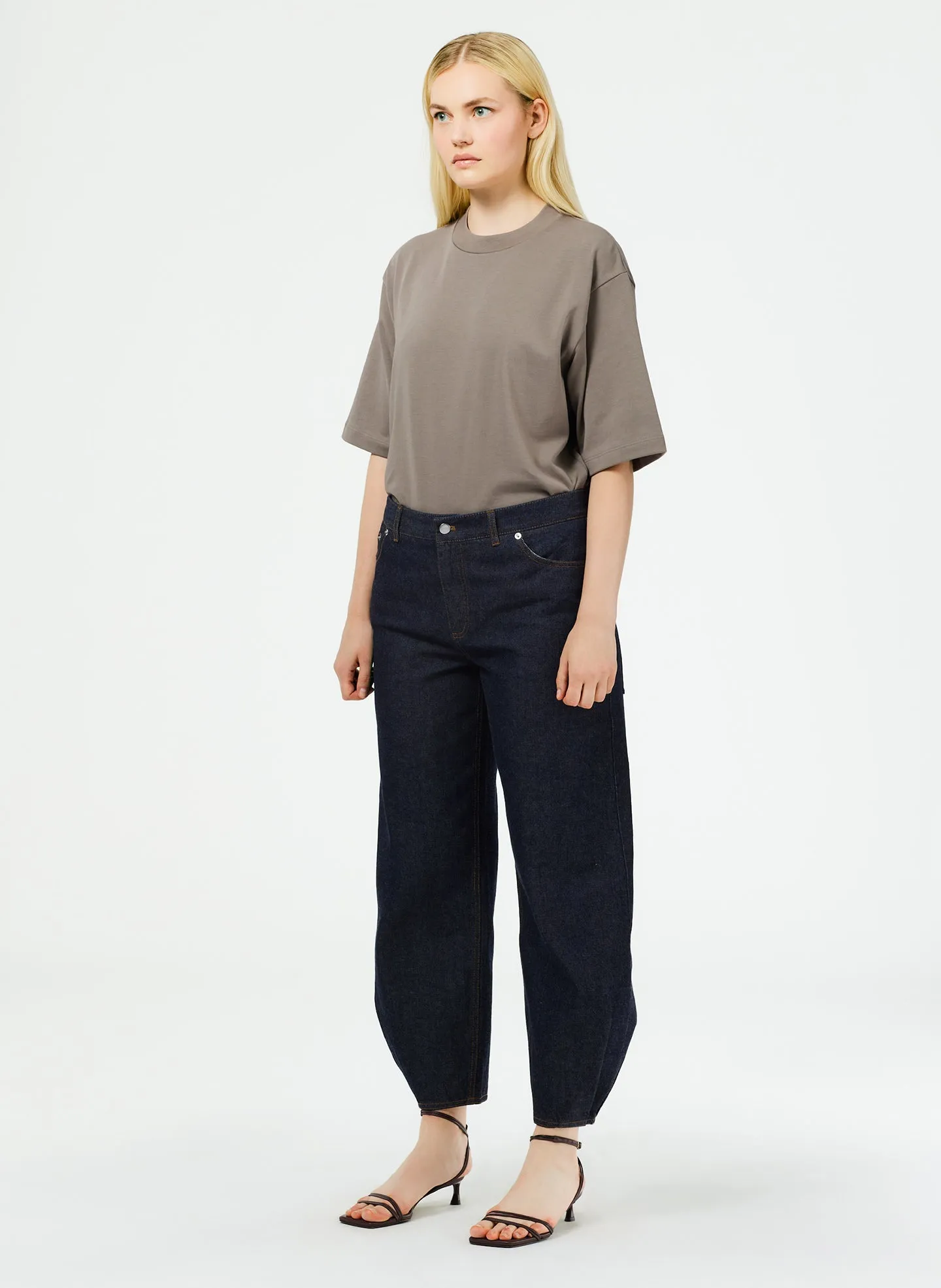 Indigo Denim Brancusi Jean - Long sold by Tibi product image thumbnail 2