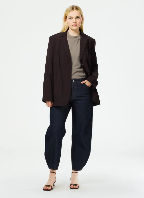 Indigo Denim Brancusi Jean - Long made by Tibi