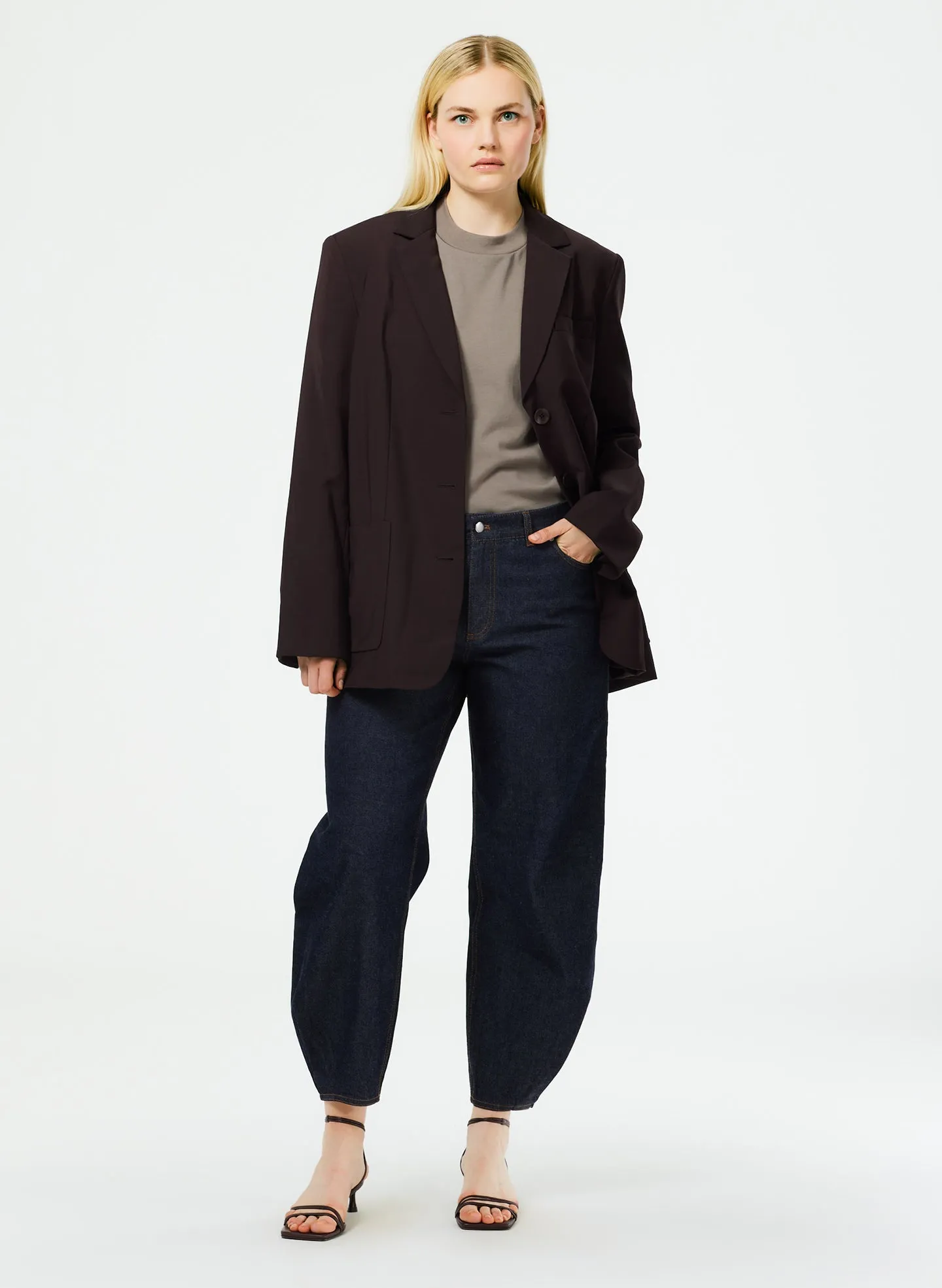 Indigo Denim Brancusi Jean - Long sold by Tibi