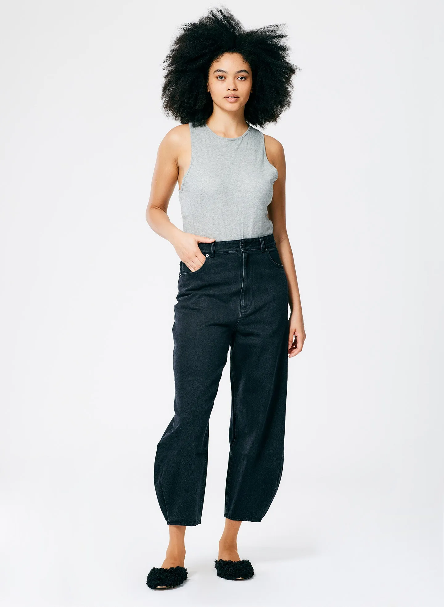 Black Denim Brancusi Jean - Regular sold by Tibi