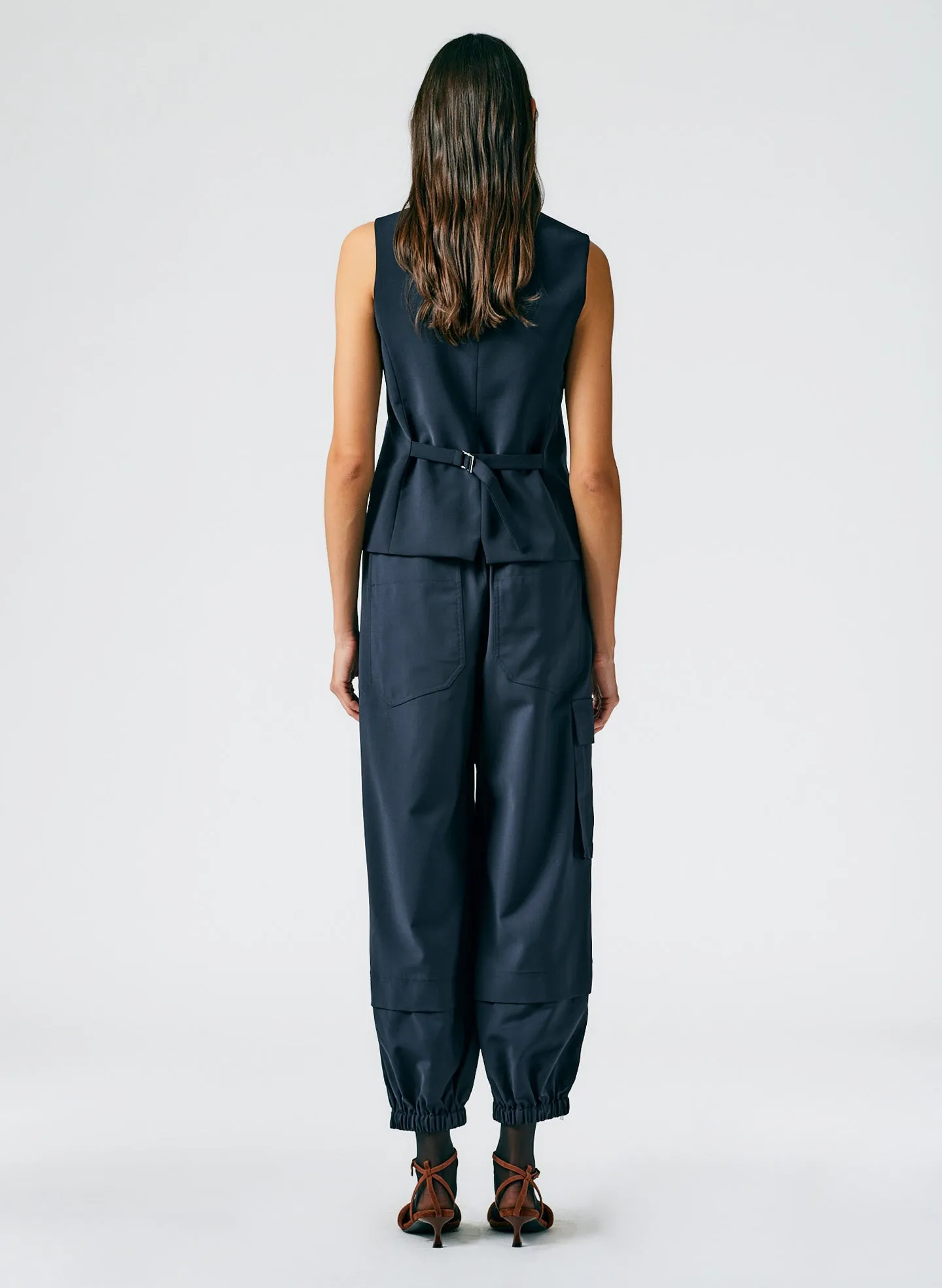 Tropical Wool Pull On Wilt Jogger - Regular sold by Tibi product image thumbnail 5