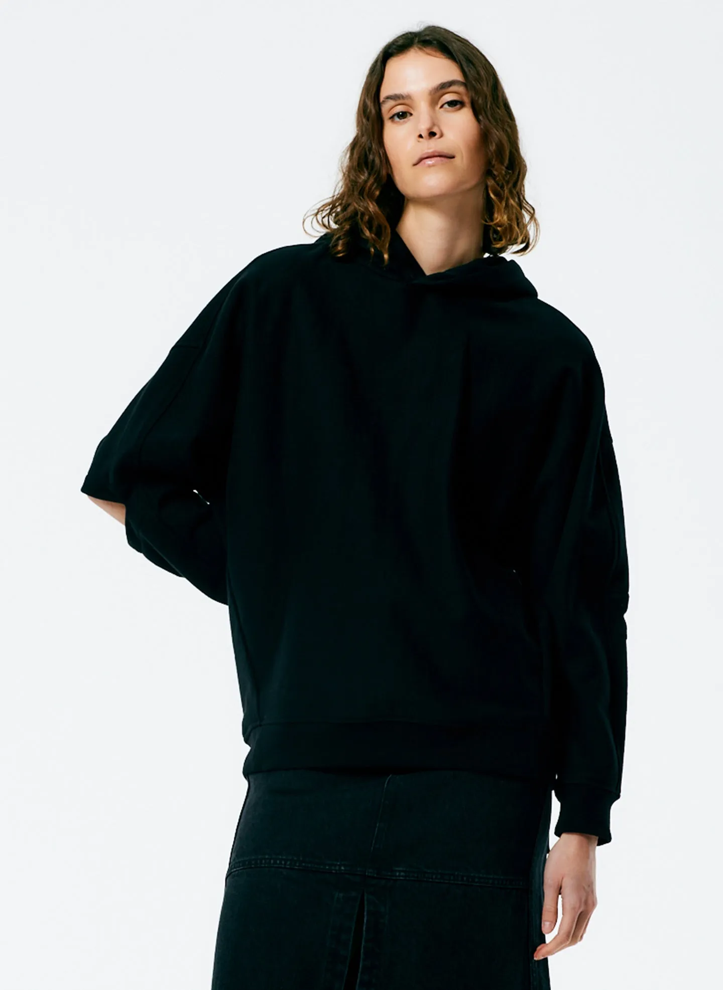 Hooded Cocoon Sweatshirt sold by Tibi